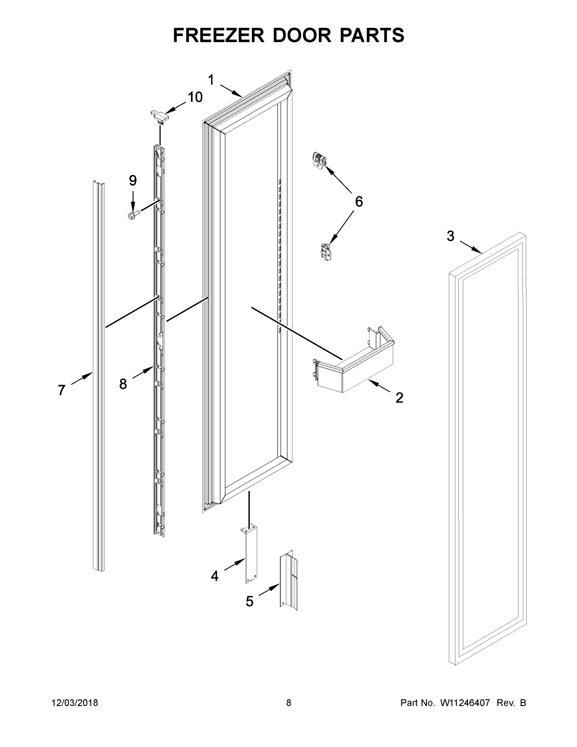 05 - FREEZER DOOR PARTS