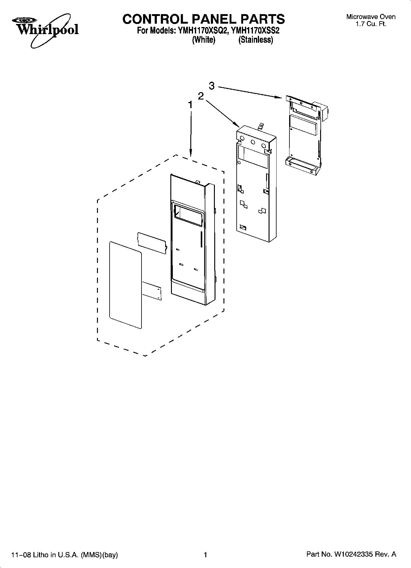 01 - CONTROL PANEL PARTS