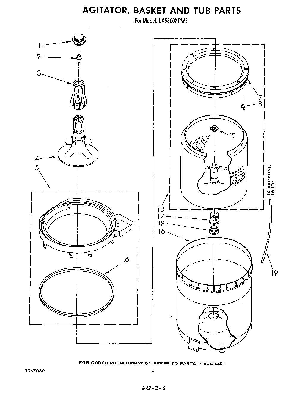 04 - AGITATOR, BASKET AND TUB