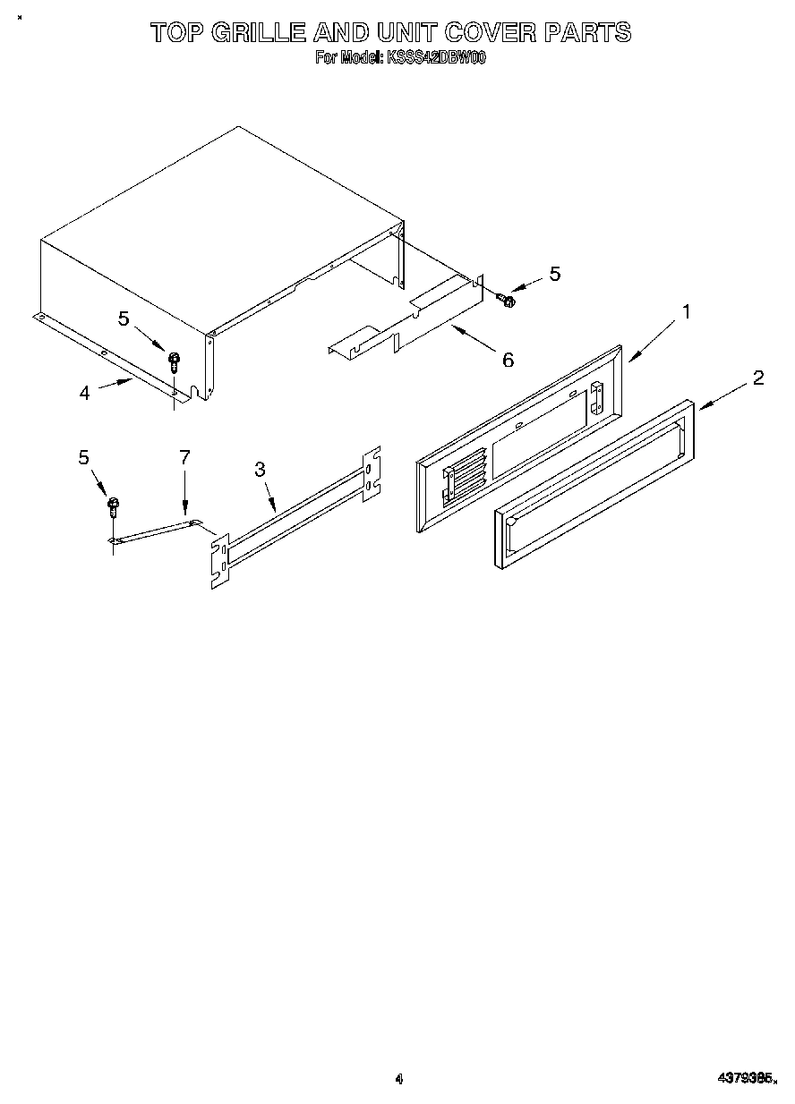 03 - TOP GRILLE AND UNIT COVER