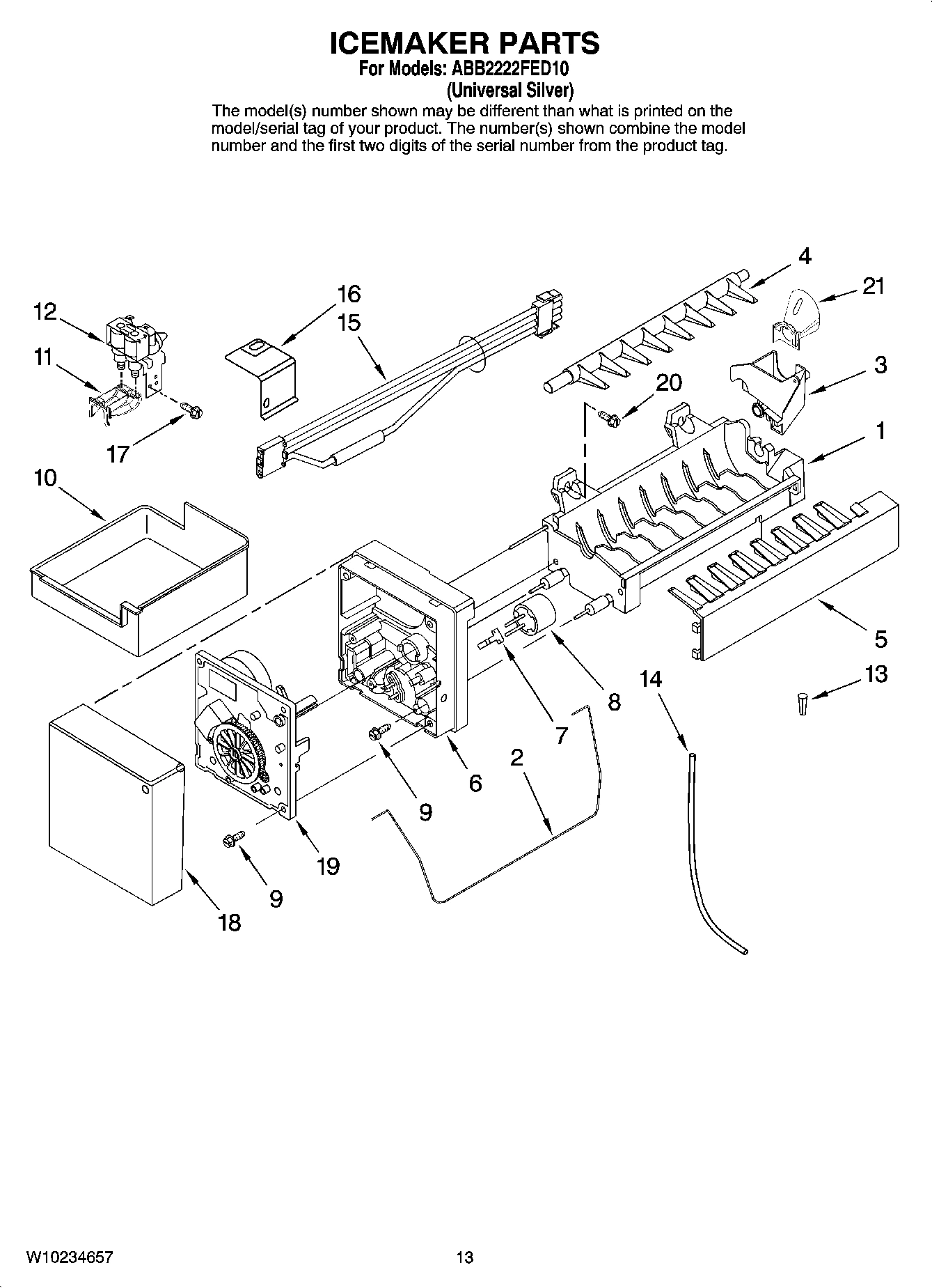 08 - ICEMAKER PARTS, OPTIONAL PARTS