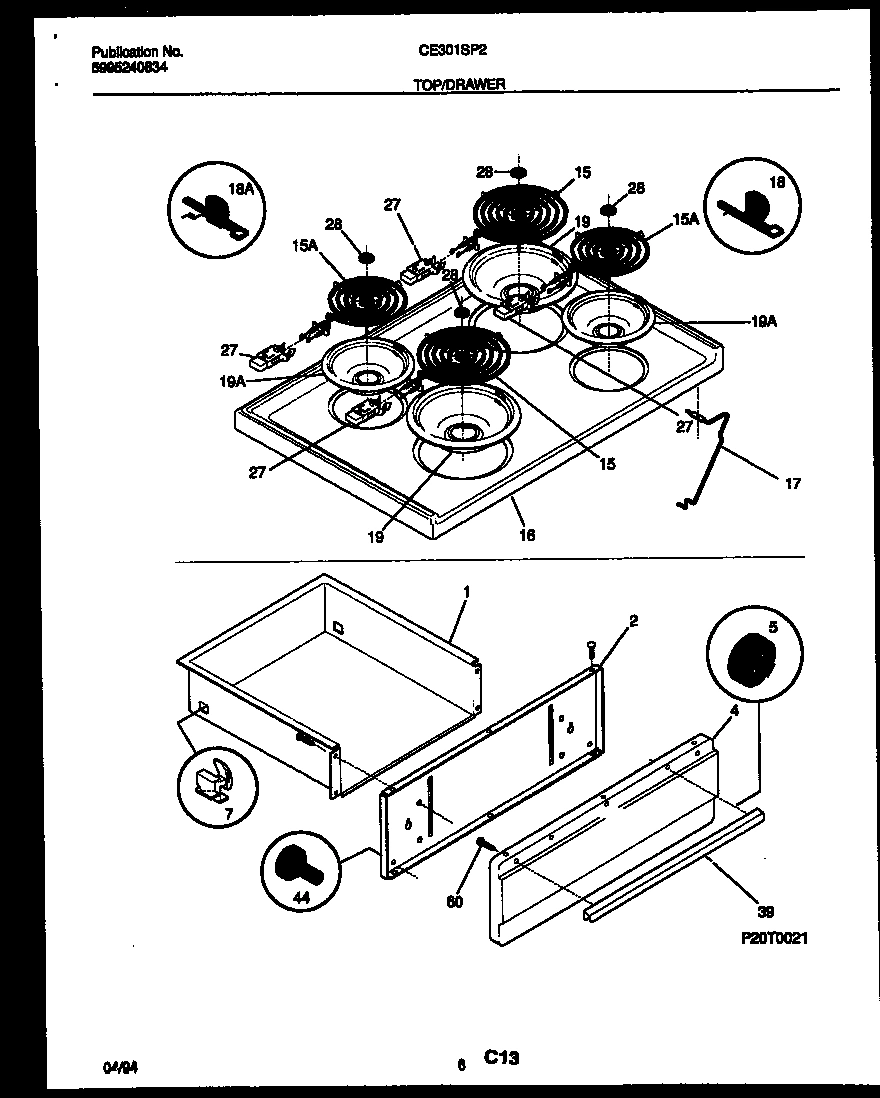 04 - COOKTOP AND DRAWER PARTS
