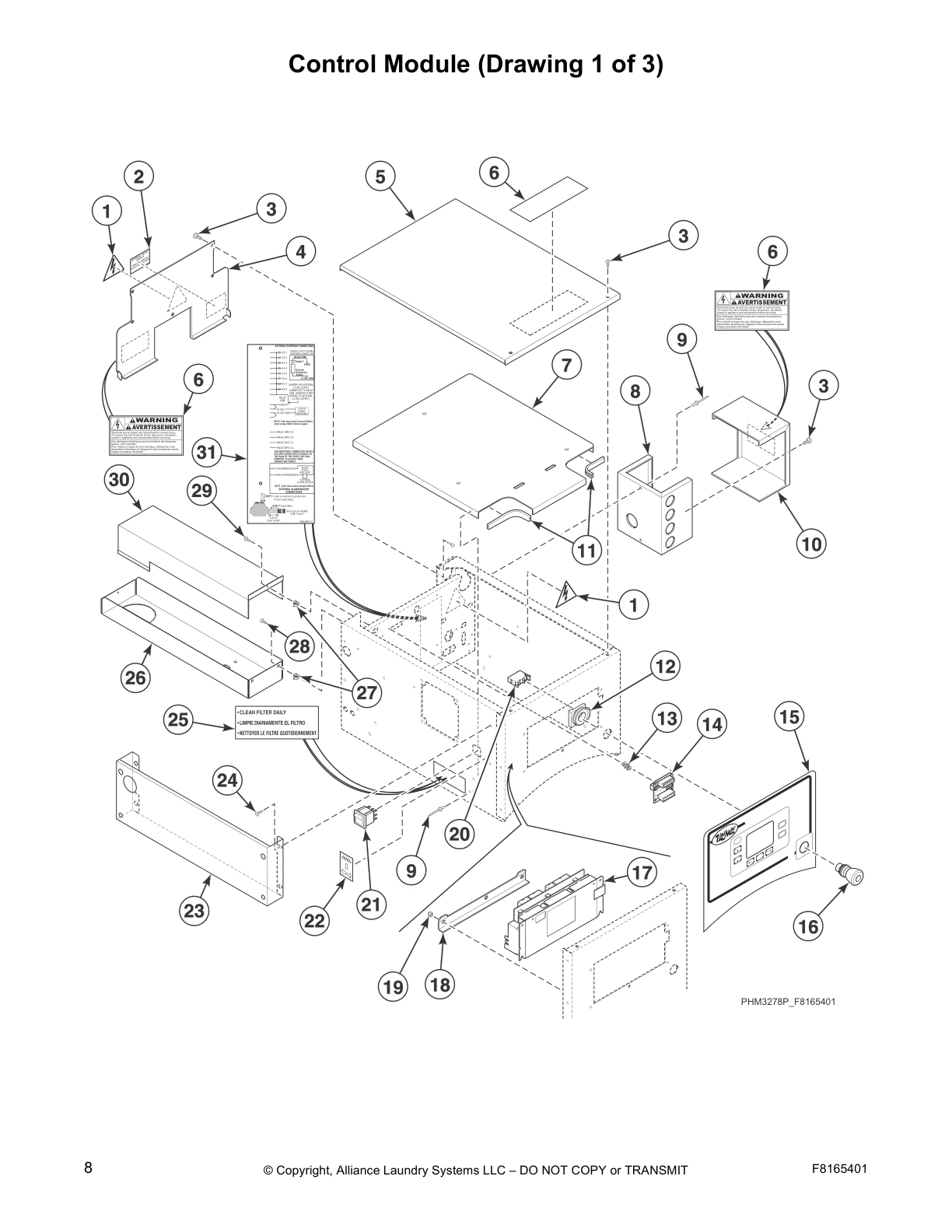 Control Module (Drawing 1 of 3)