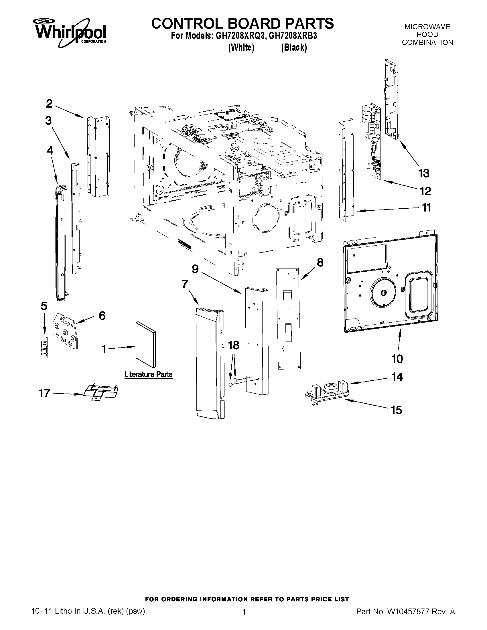 01 - CONTROL BOARD PARTS