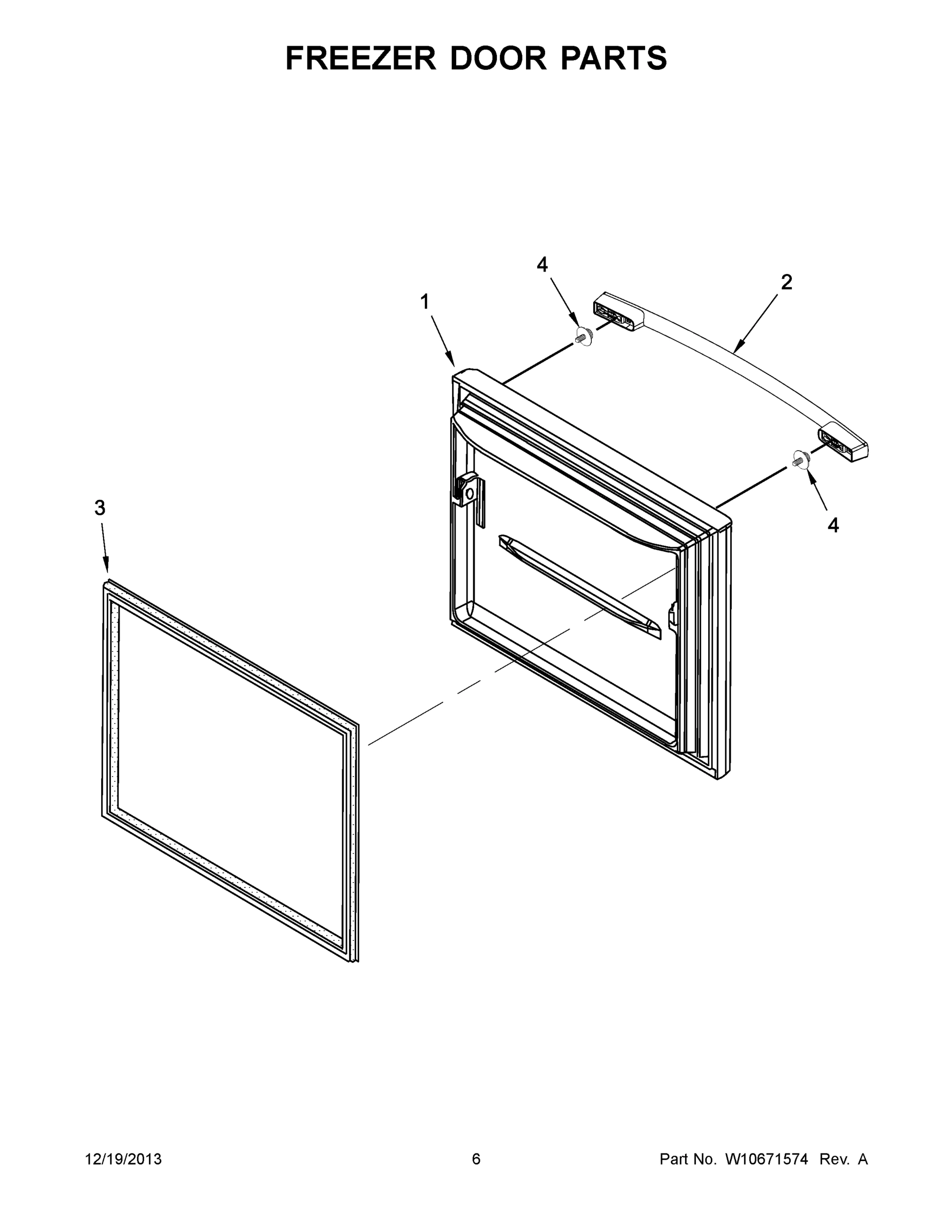 04 - FREEZER DOOR PARTS