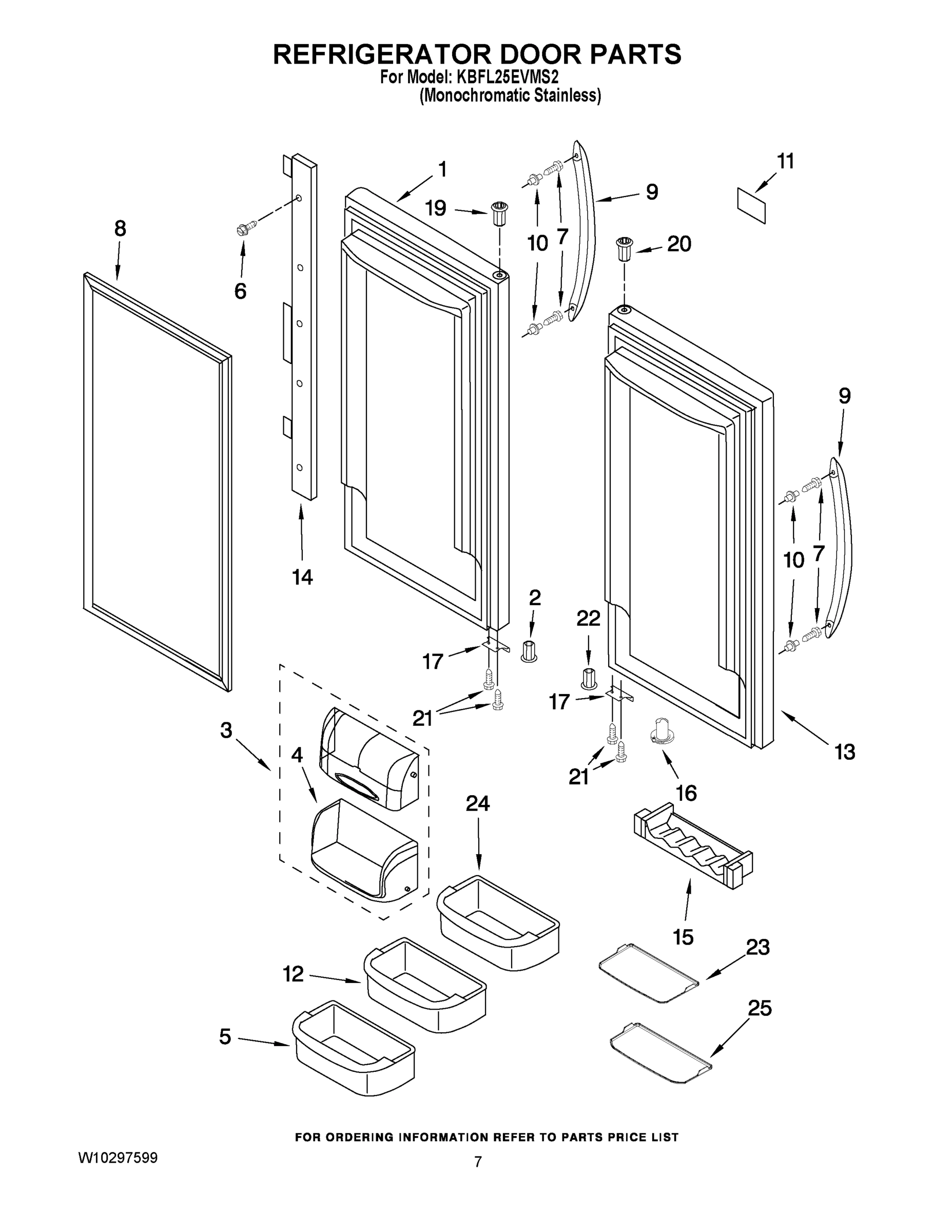04 - REFRIGERATOR DOOR PARTS