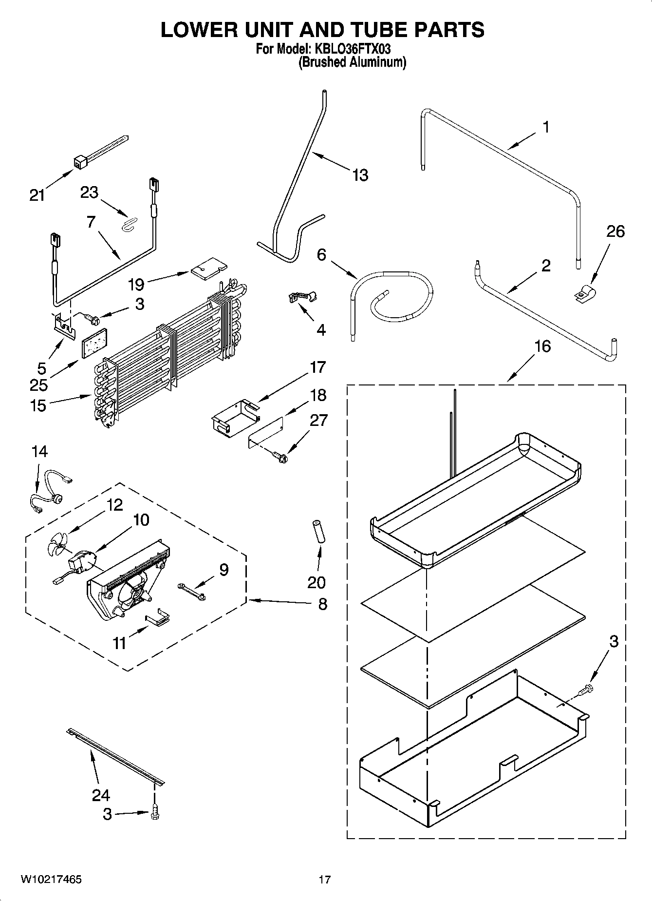 10 - LOWER UNIT AND TUBE PARTS