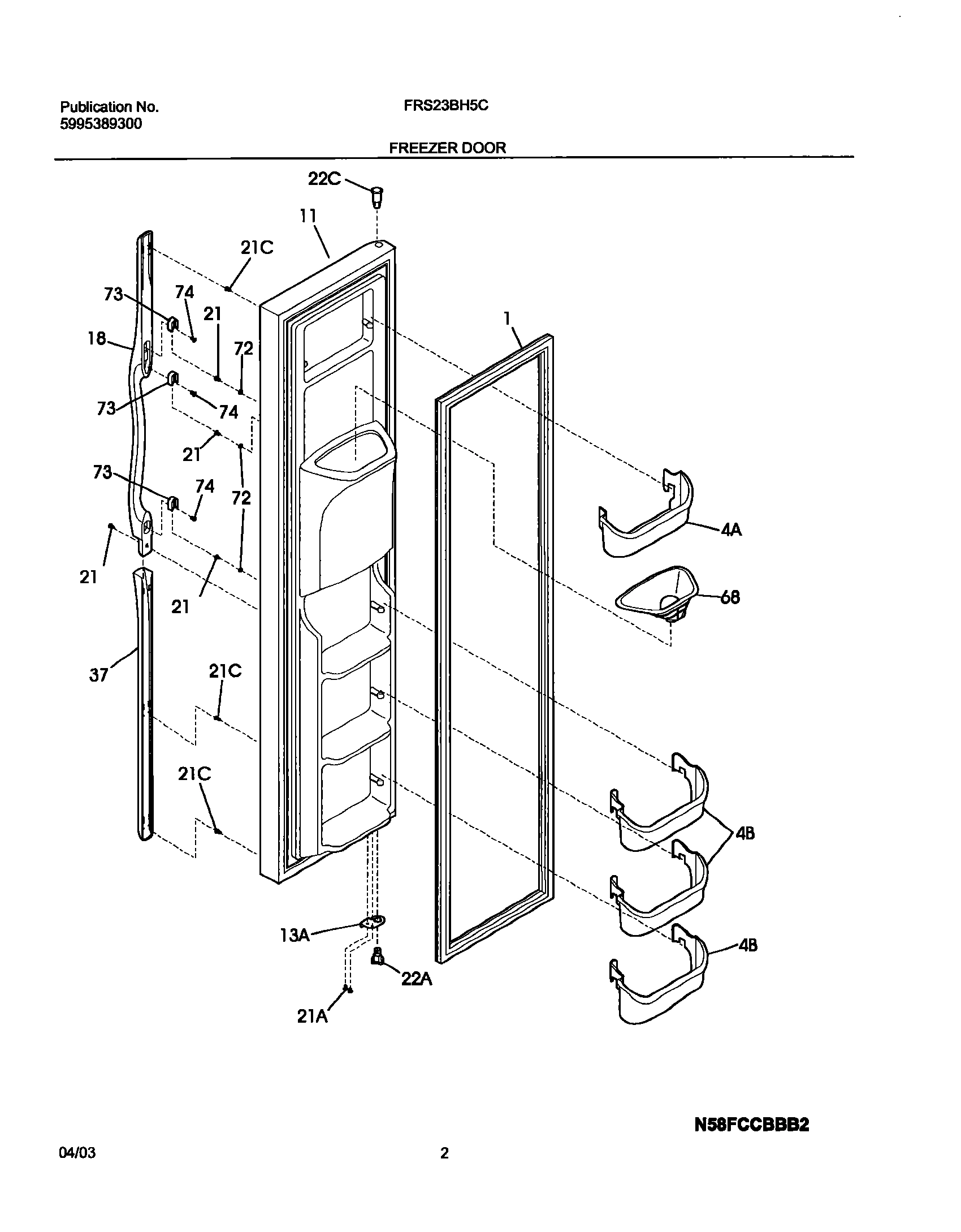 03 - FREEZER DOOR