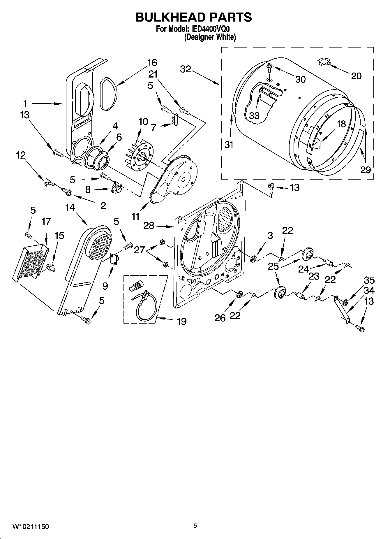 03 - BULKHEAD PARTS, OPTIONAL PARTS (NOT INCLUDED)