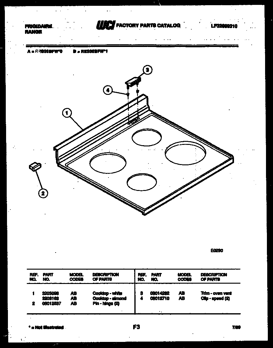 03 - COOKTOP PARTS
