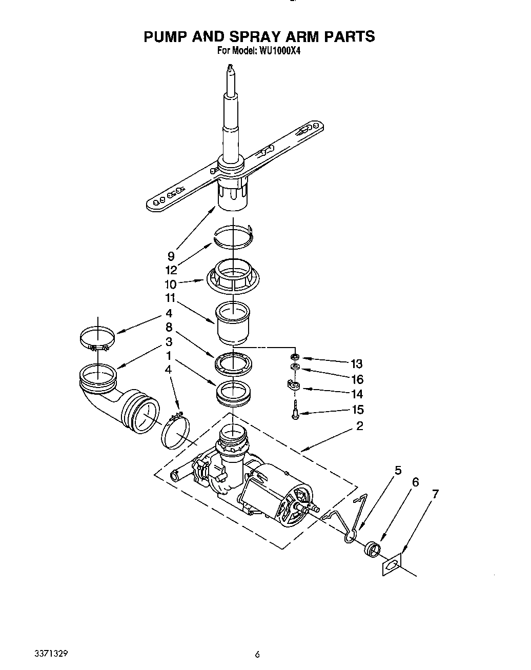 05 - PUMP AND SPRAY ARM