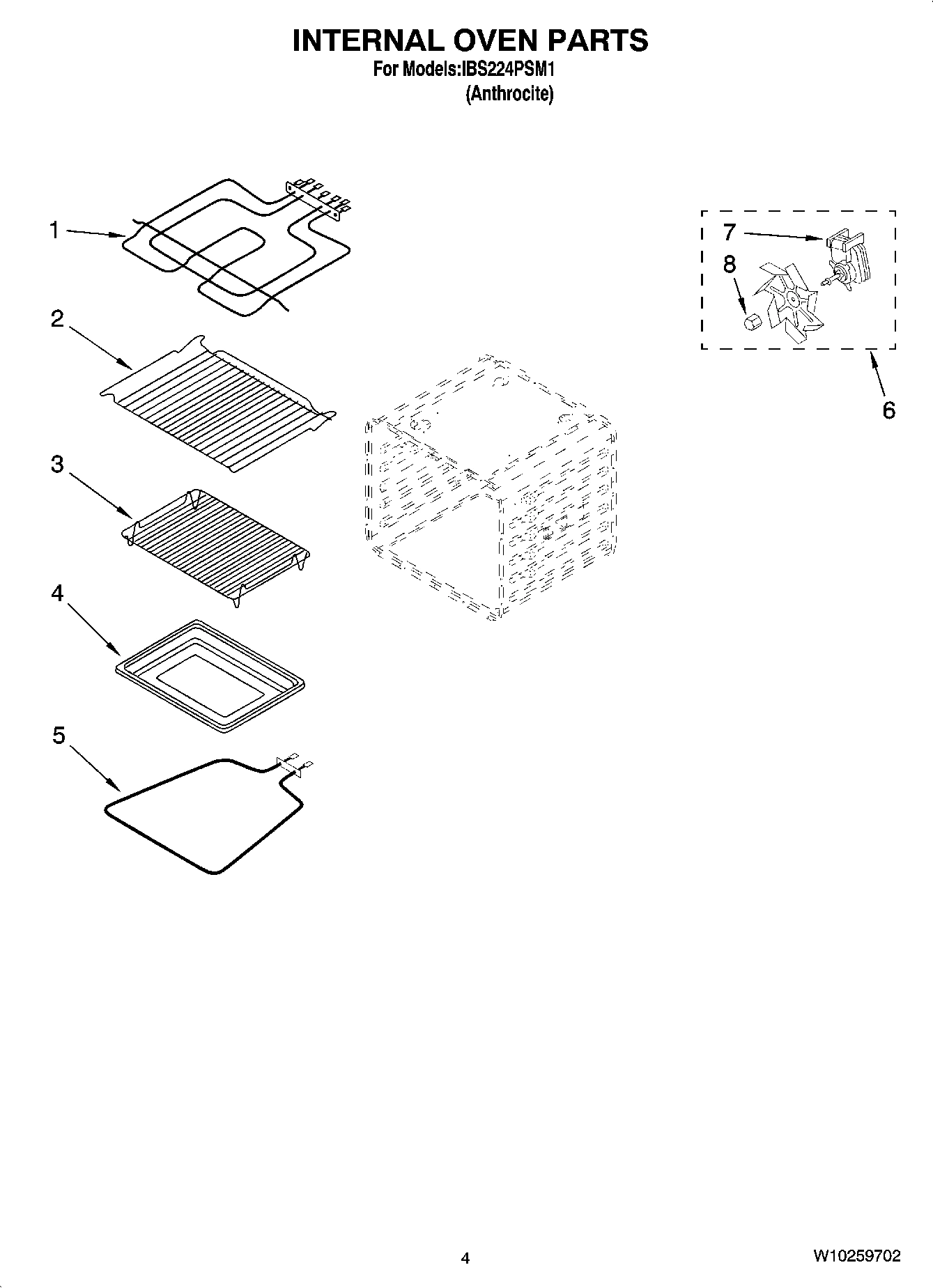 03 - INTERNAL OVEN PARTS