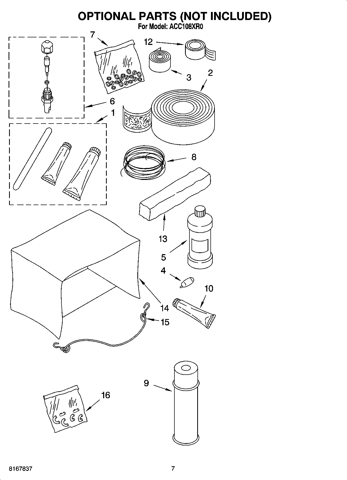 04 - OPTIONAL  PARTS (NOT INCLUDED)