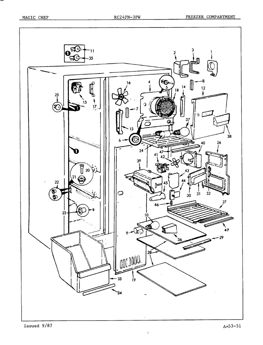 01 - FREEZER COMPARTMENT