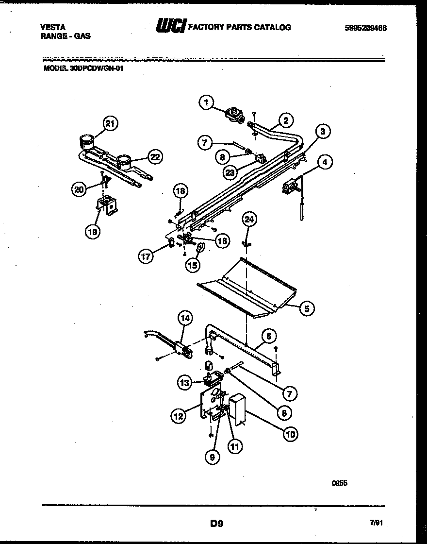 06 - BURNER, MANIFOLD AND GAS CONTROL