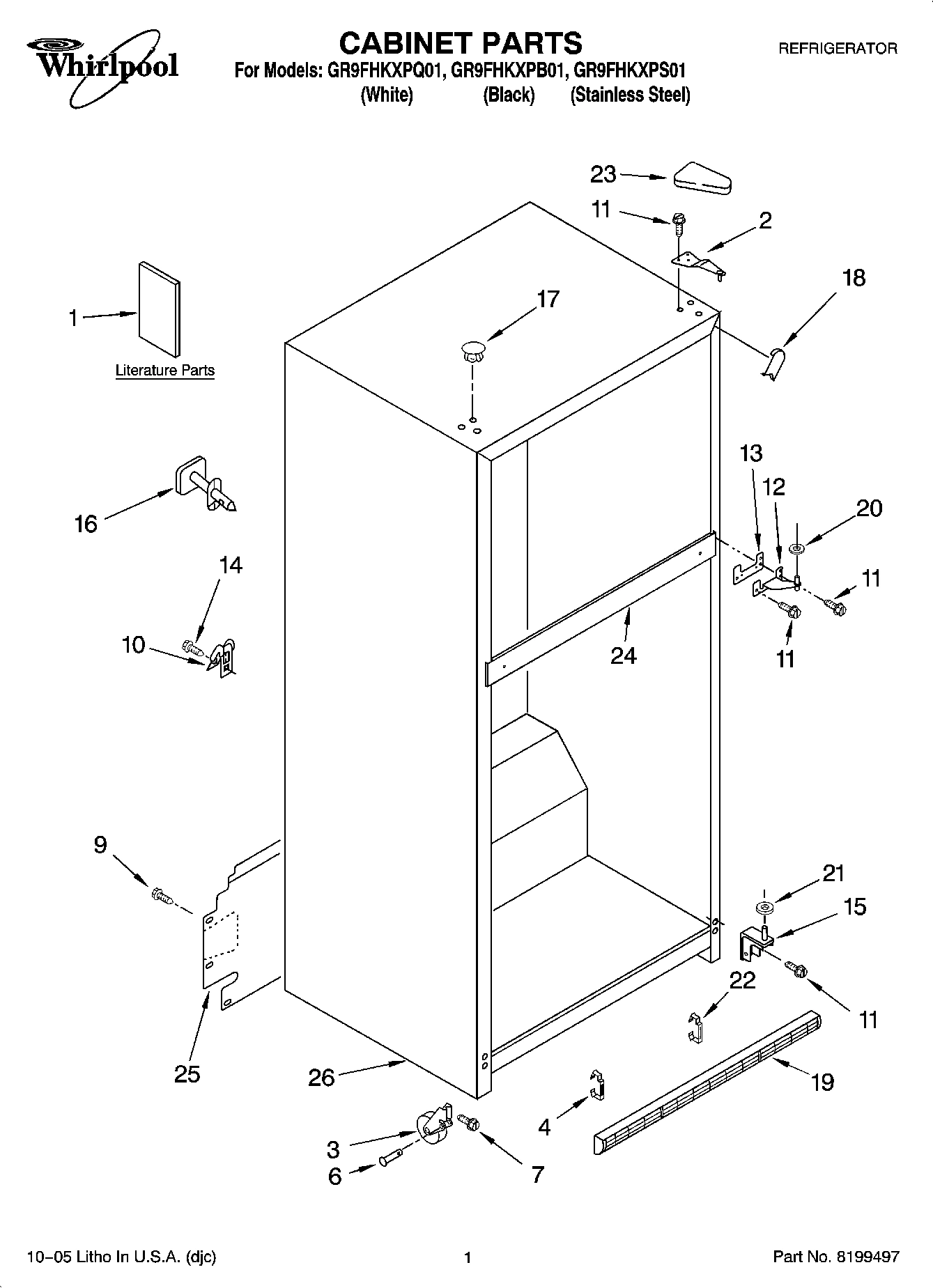 01 - CABINET PARTS