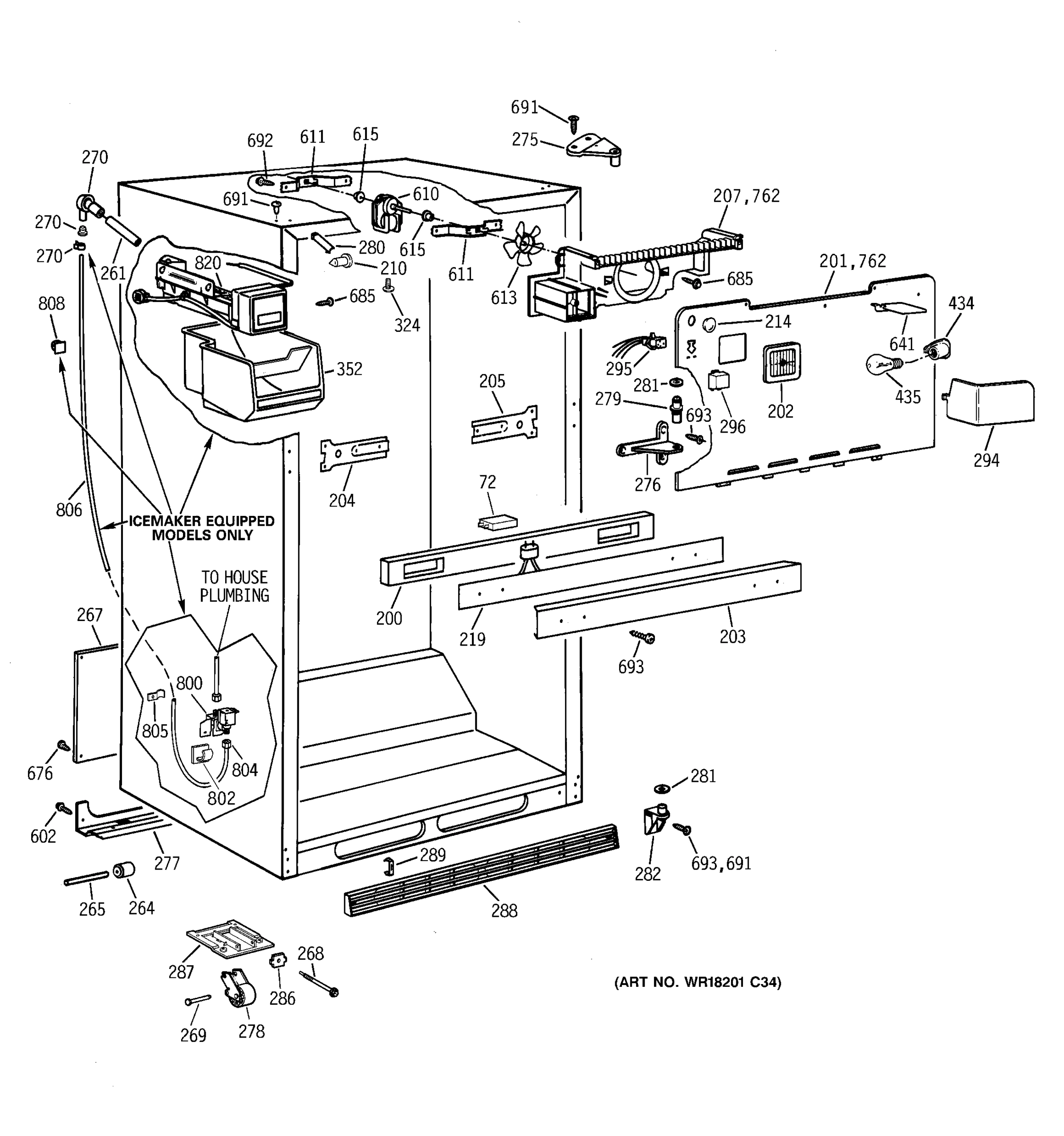 CABINET PARTS