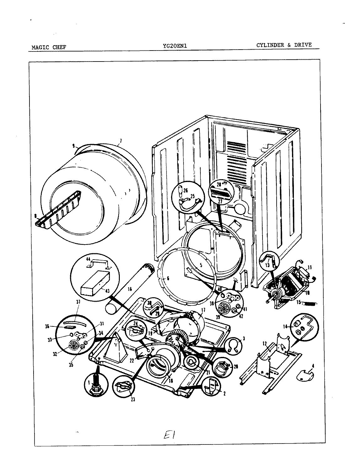 02 - CYLINDER & DRIVE
