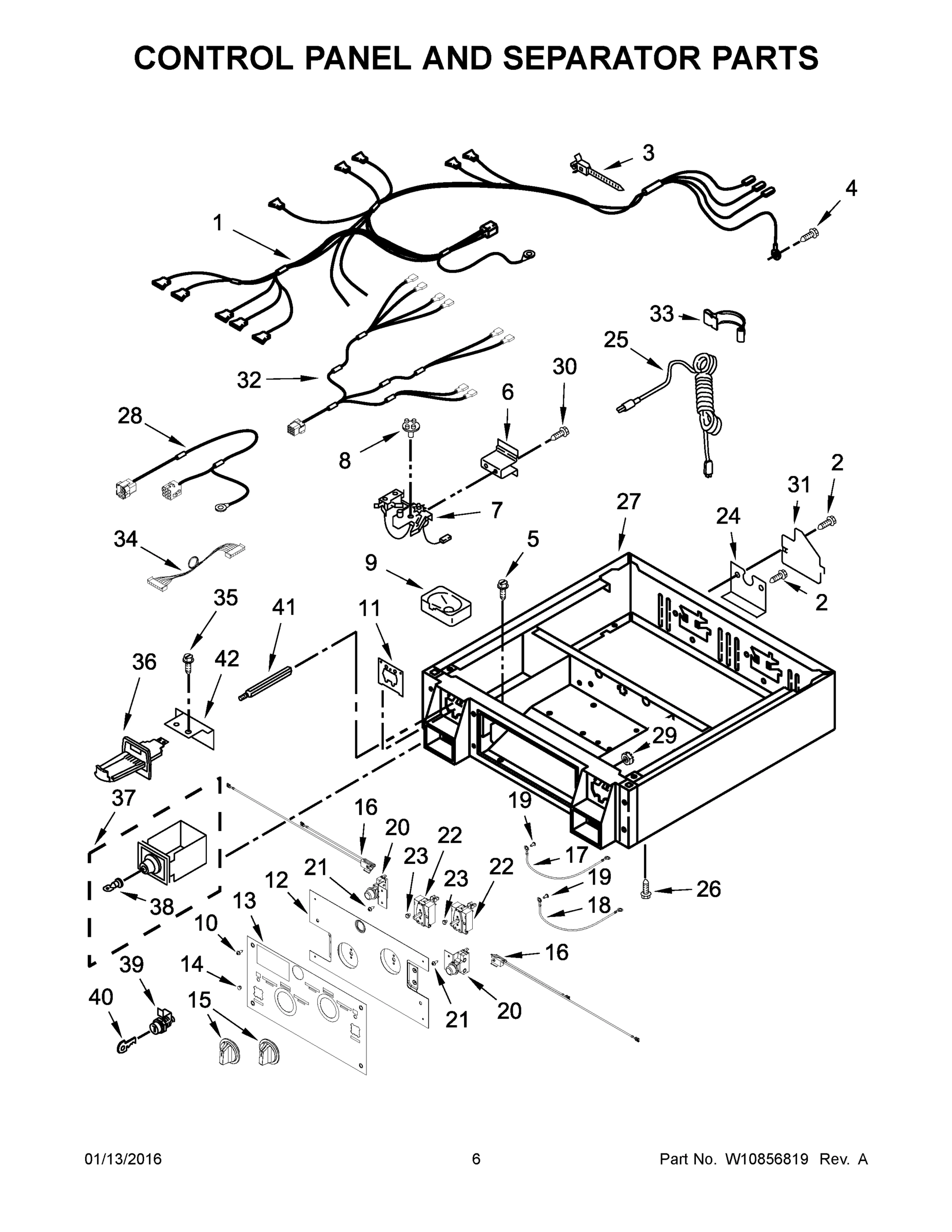 04 - CONTROL PANEL AND SEPARATOR PARTS