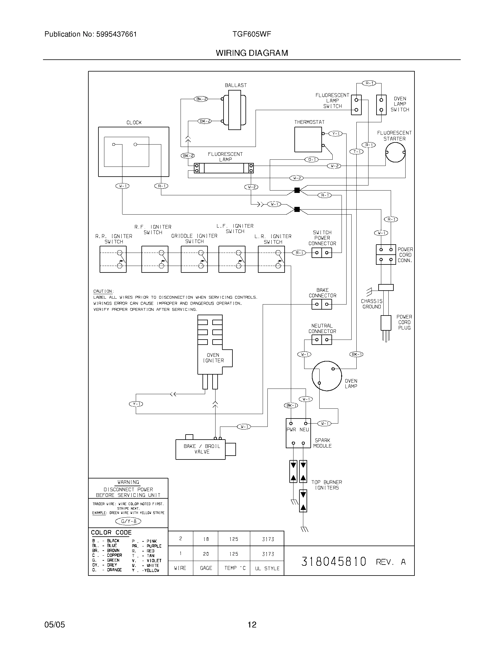 12 - WIRING DIAGRAM