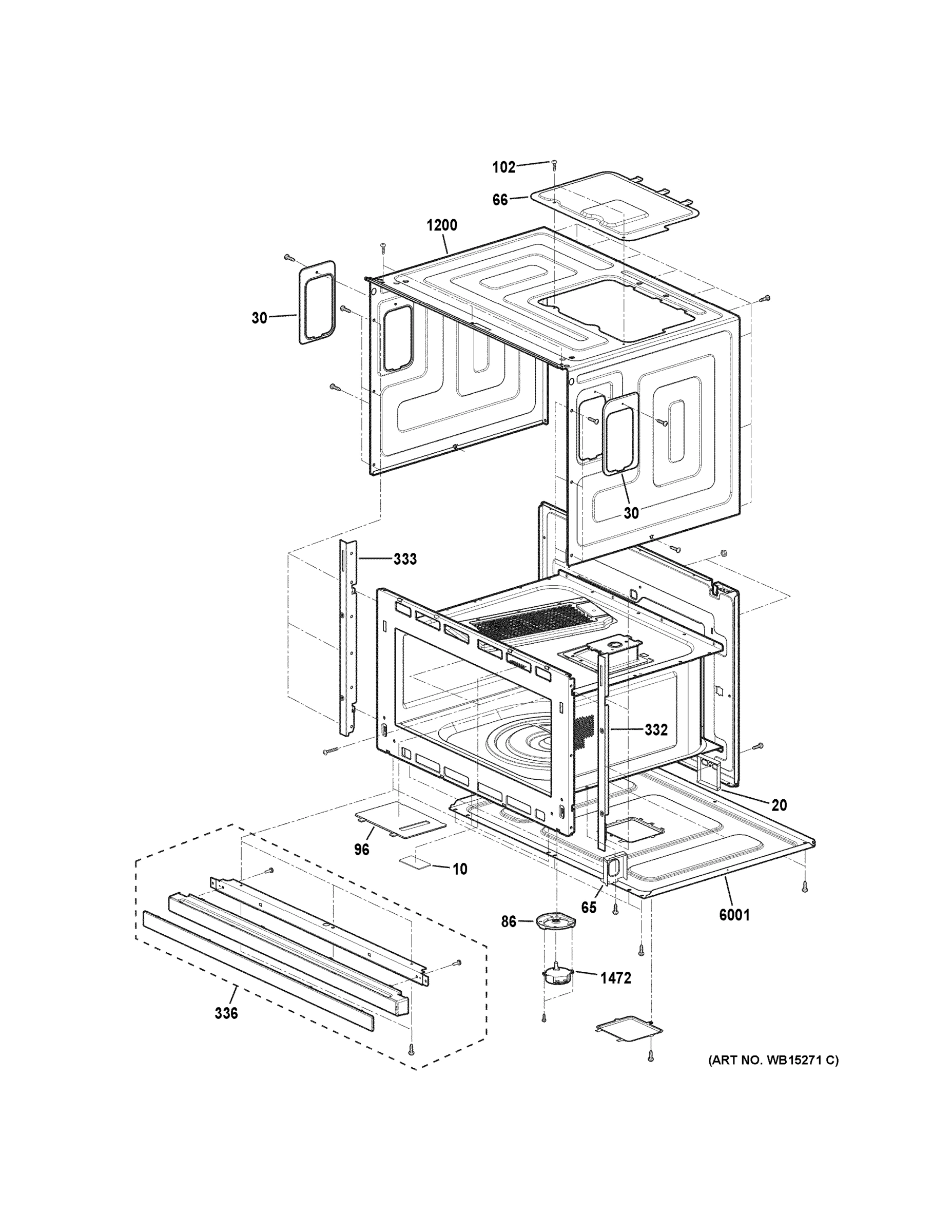 OVEN CAVITY PARTS