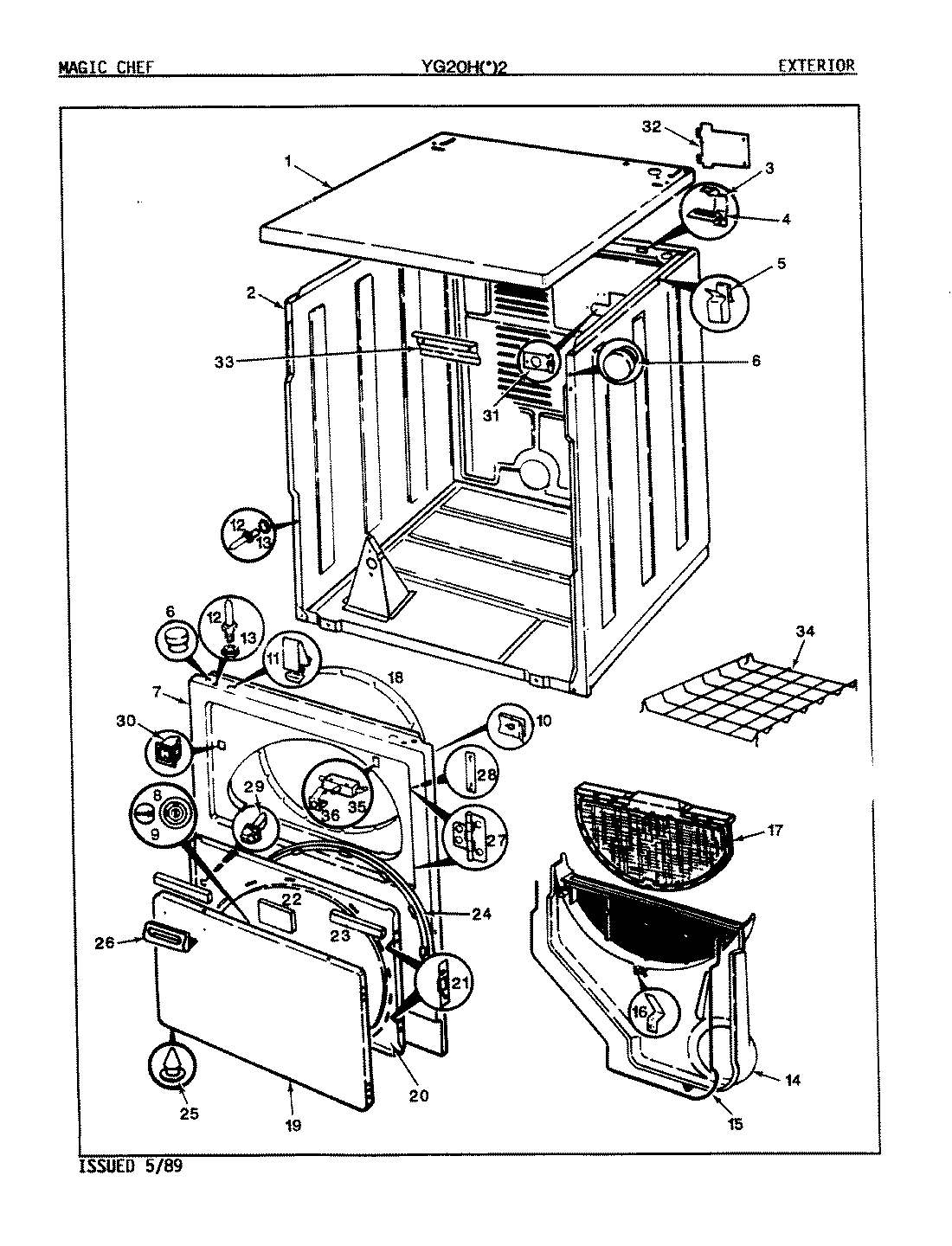 04 - CYLINDER & DRIVE (YG20H2)(REV. E)