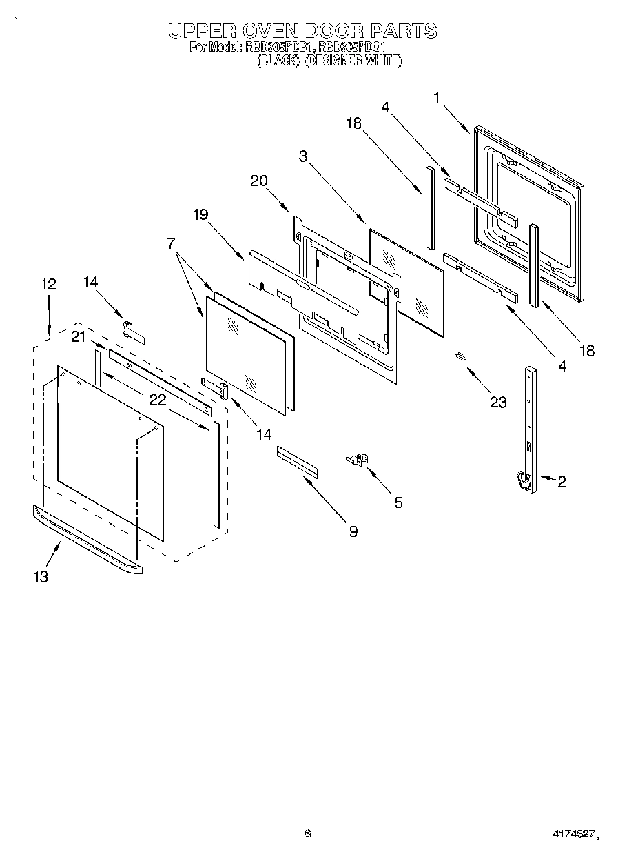04 - UPPER OVEN DOOR
