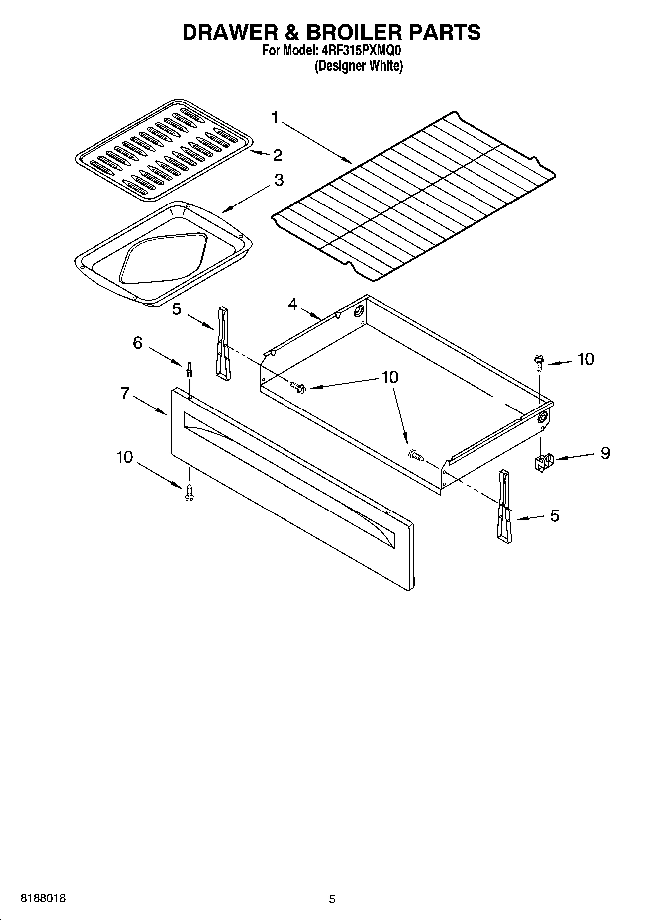 04 - DRAWER & BROILER PARTS