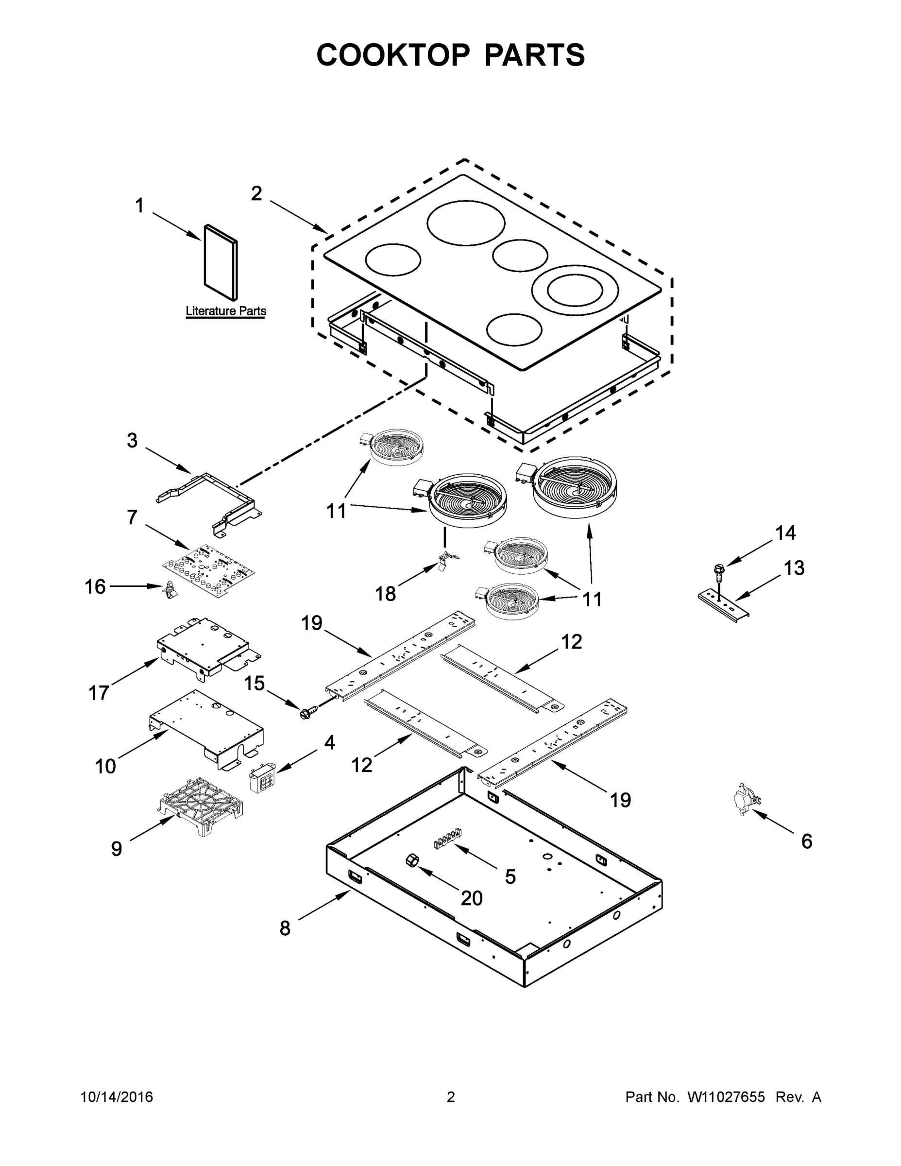 02 - COOKTOP PARTS