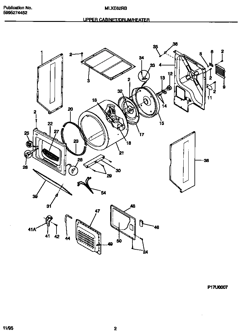 02 - UPPER CABINET/DRUM/HEATER