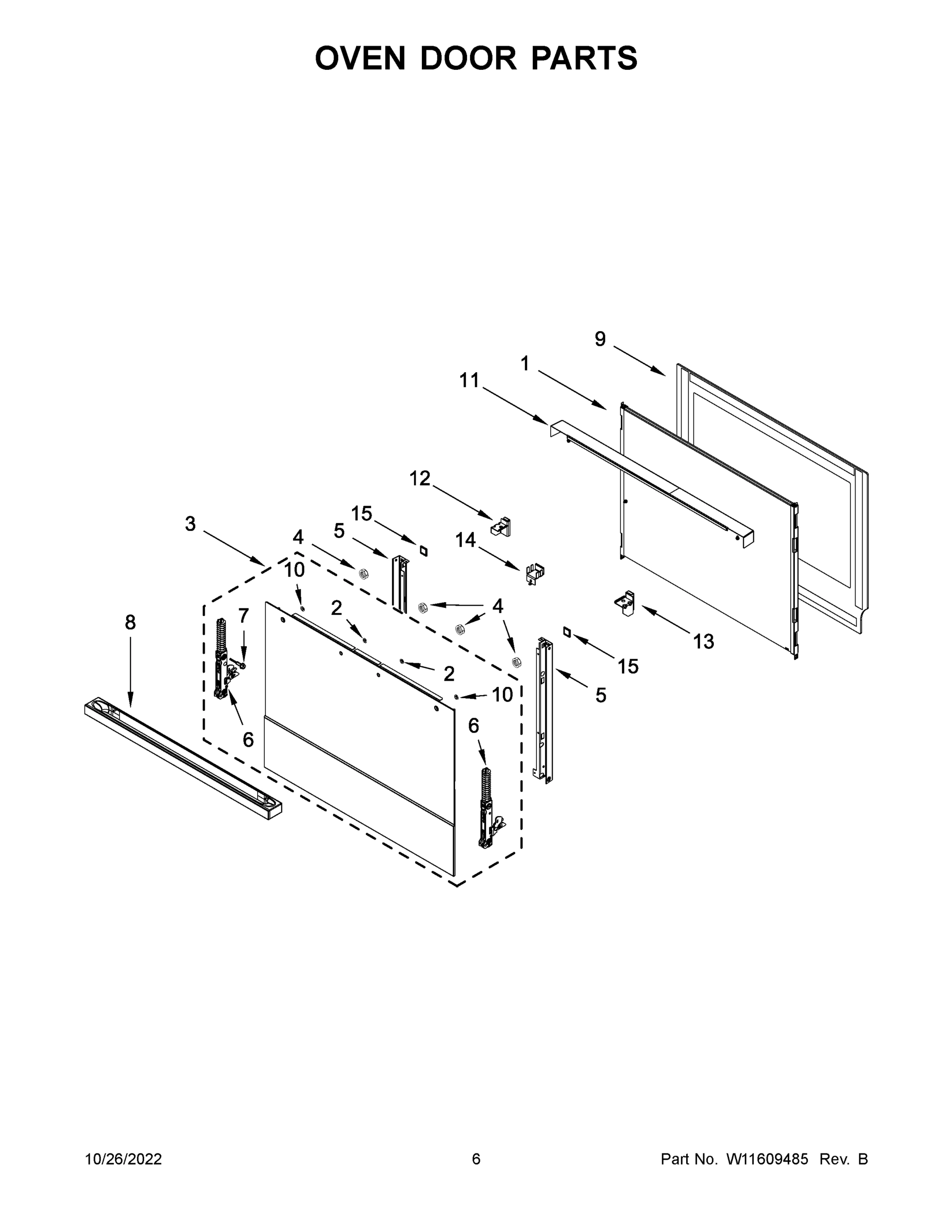 04 - OVEN DOOR PARTS