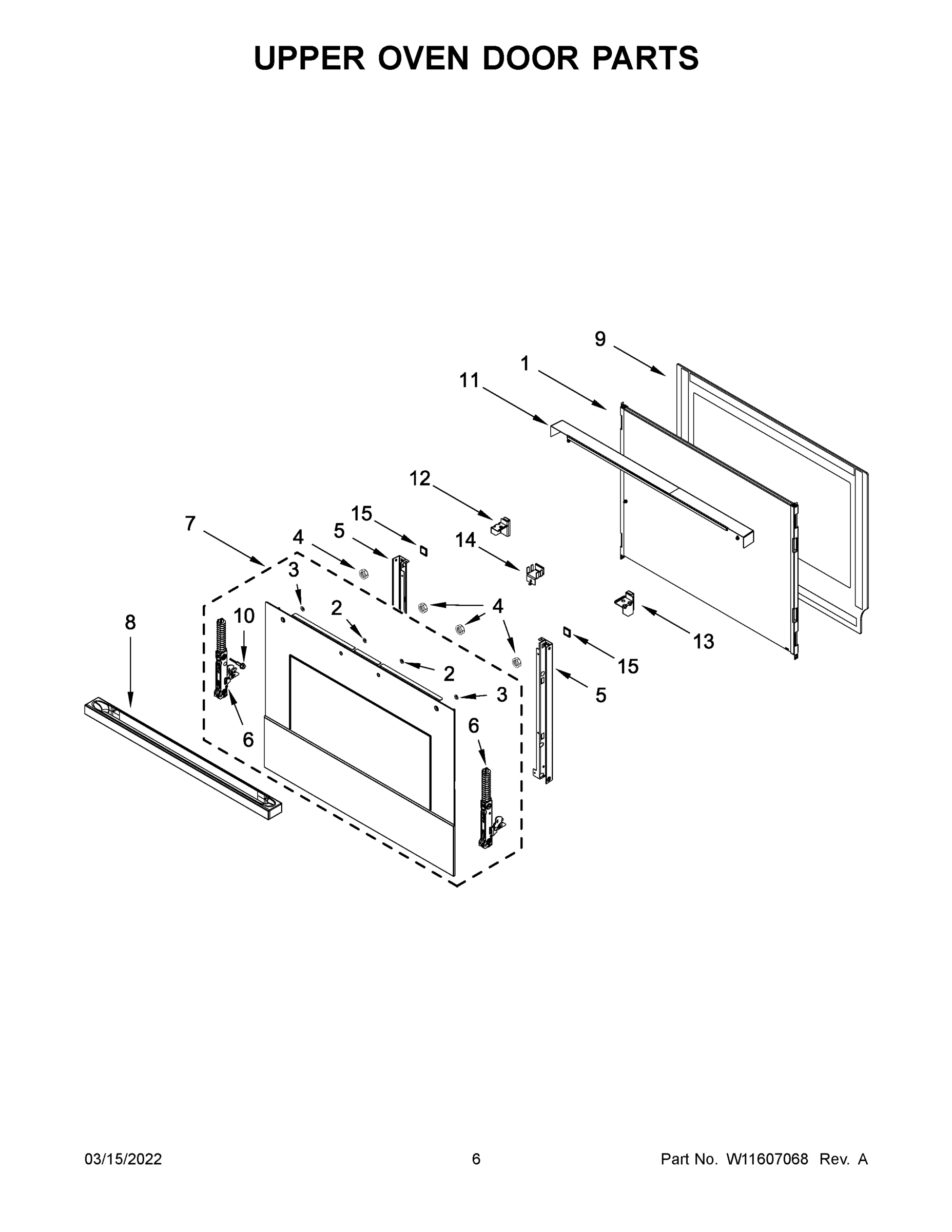 04 - UPPER OVEN DOOR PARTS