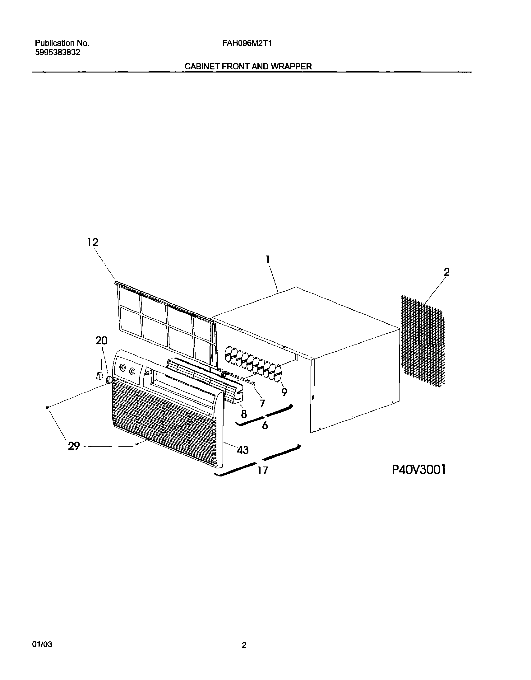 03 - CABINET FRONT AND WRAPPER