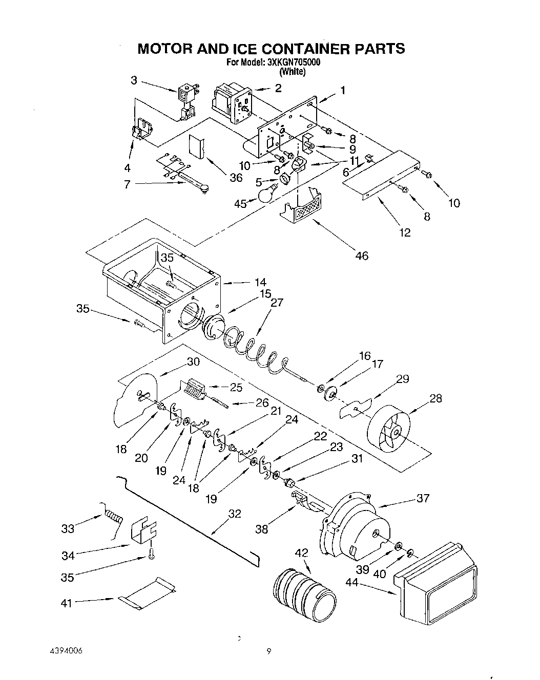 06 - MOTOR AND ICE CONTAINER