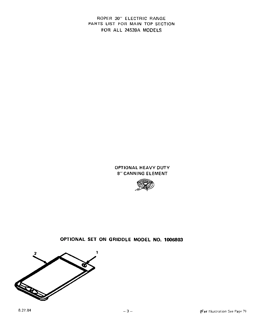 04 - HEAVY DUTY CANNING ELEMENT , GRIDDL