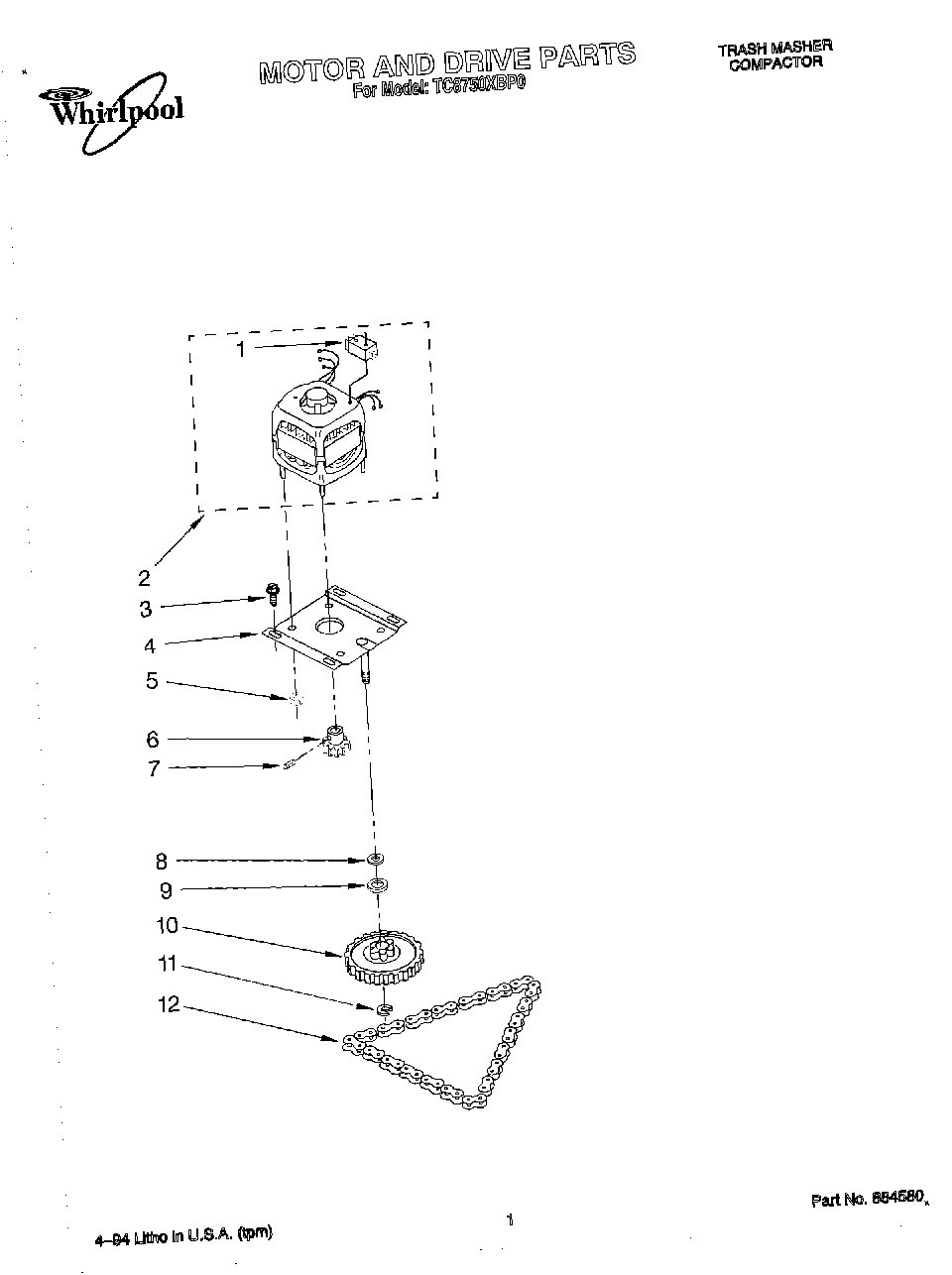 01 - MOTOR AND DRIVE, LIT/OPTIONAL