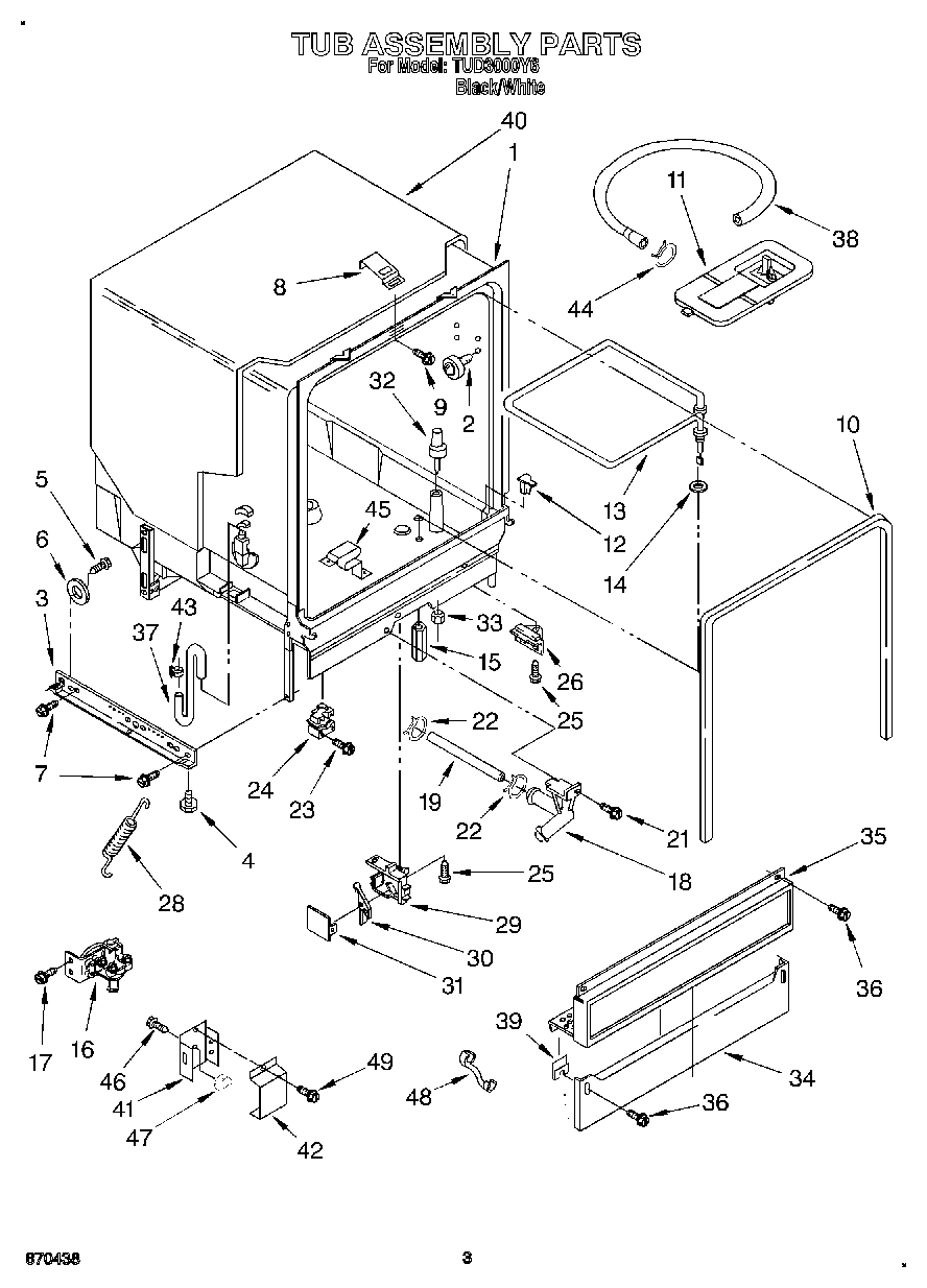 03 - TUB ASSEMBLY