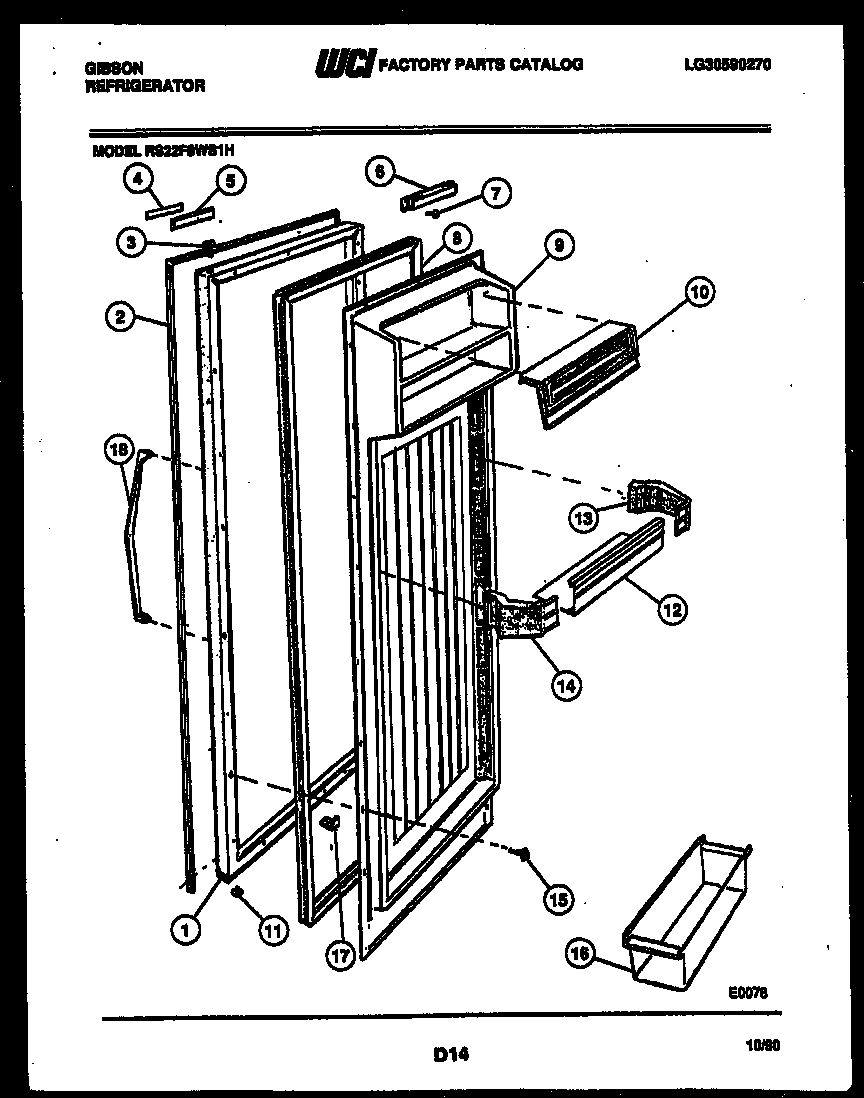 03 - REFRIGERATOR DOOR PARTS