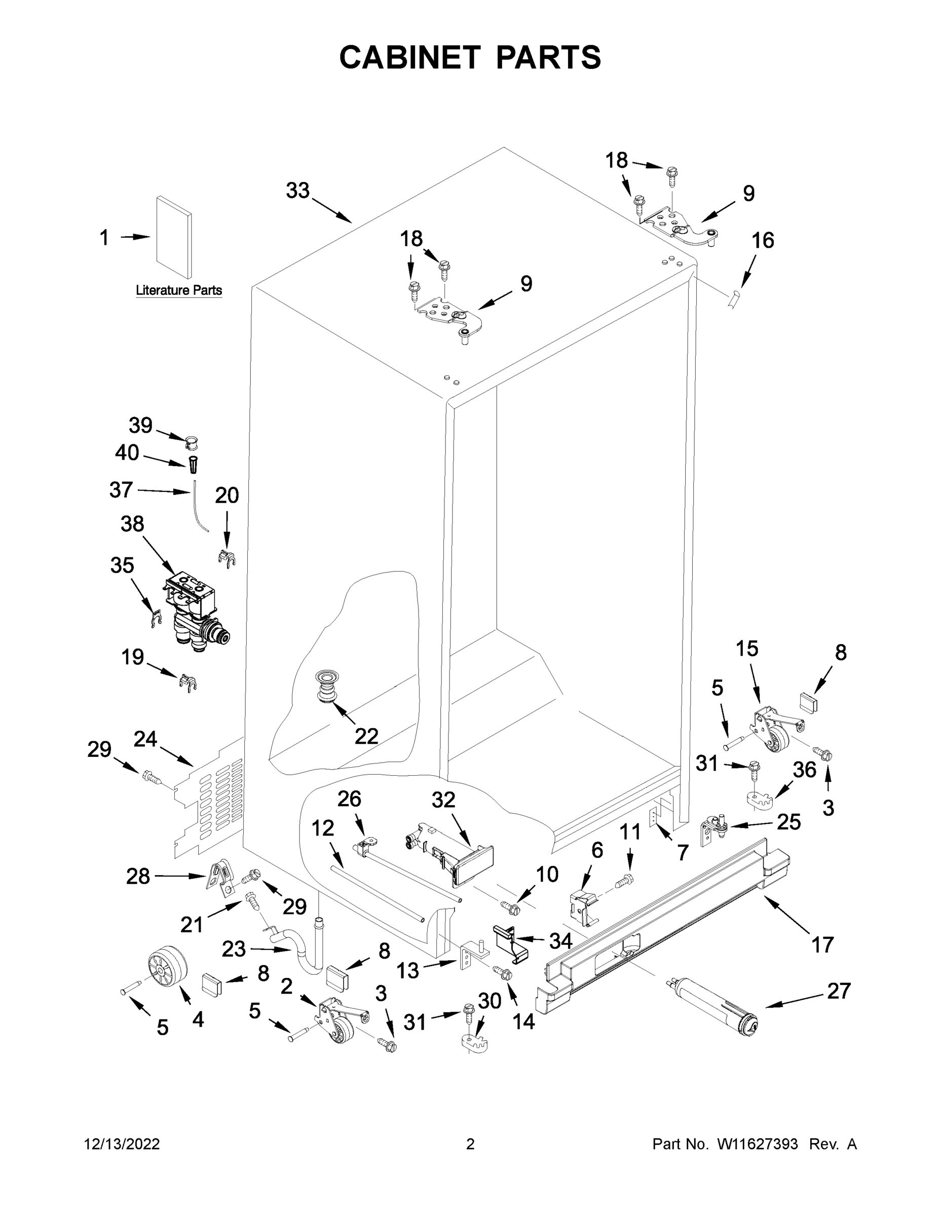 02 - CABINET PARTS