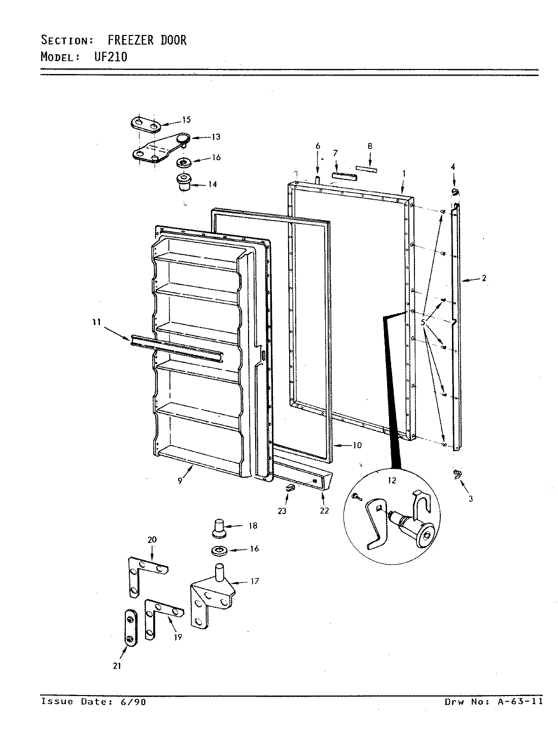 02 - FREEZER DOOR