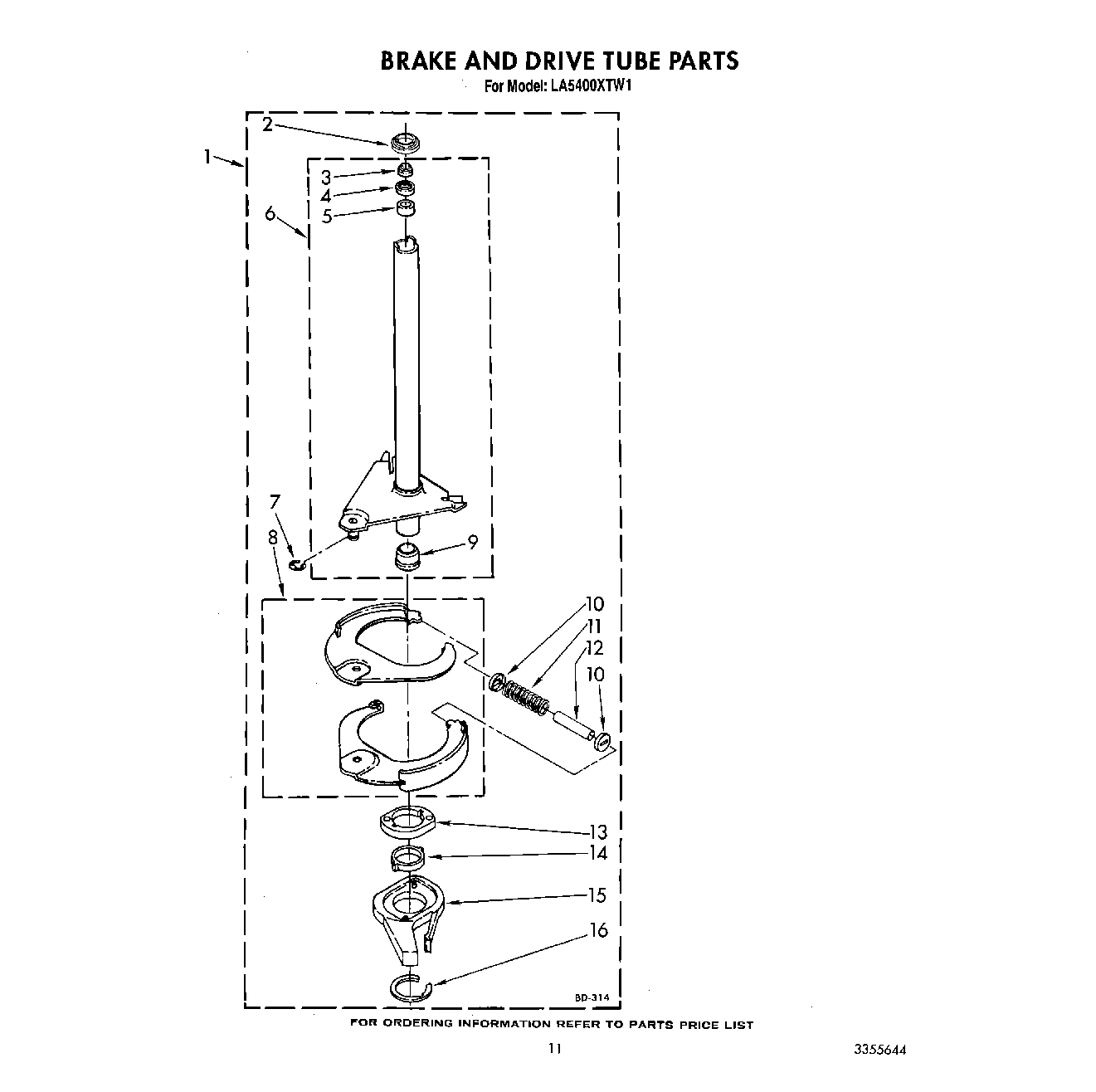 09 - BRAKE AND DRIVE TUBE