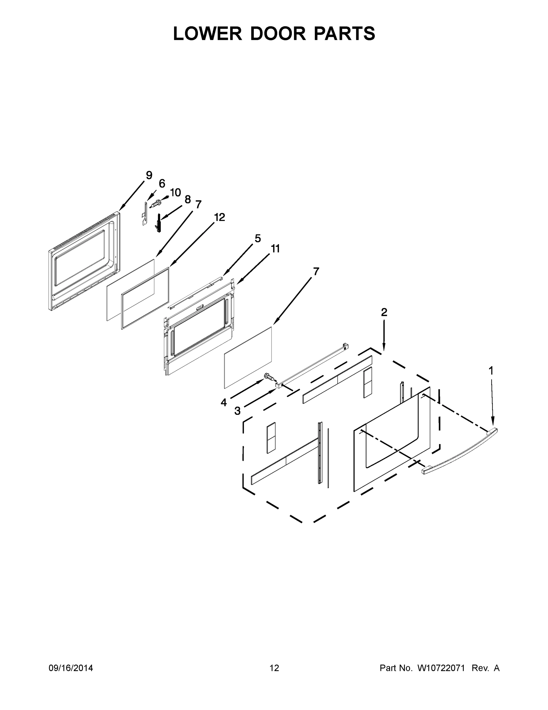 07 - LOWER DOOR PARTS