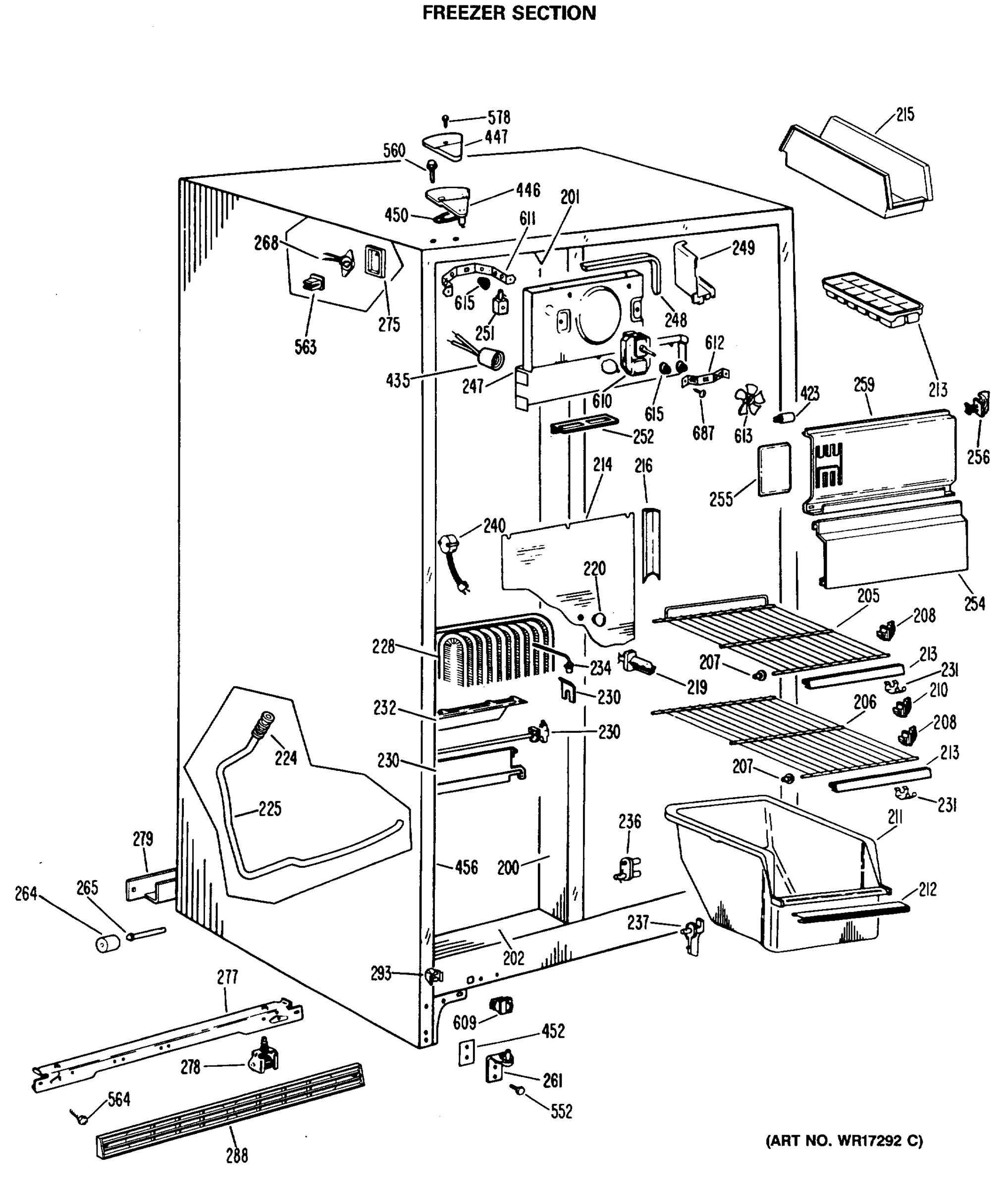 FREEZER SECTION