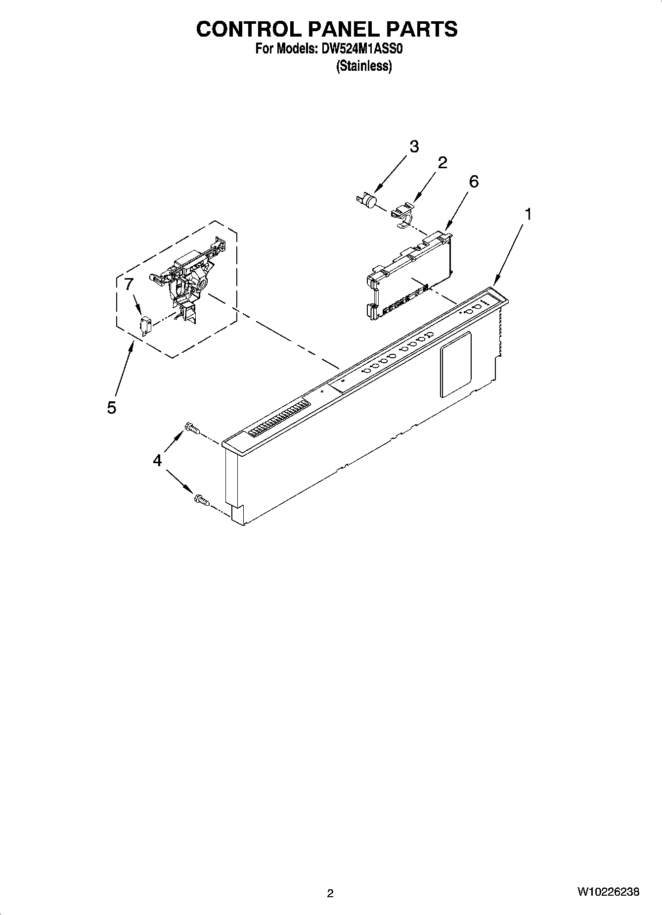 02 - CONTROL PANEL PARTS