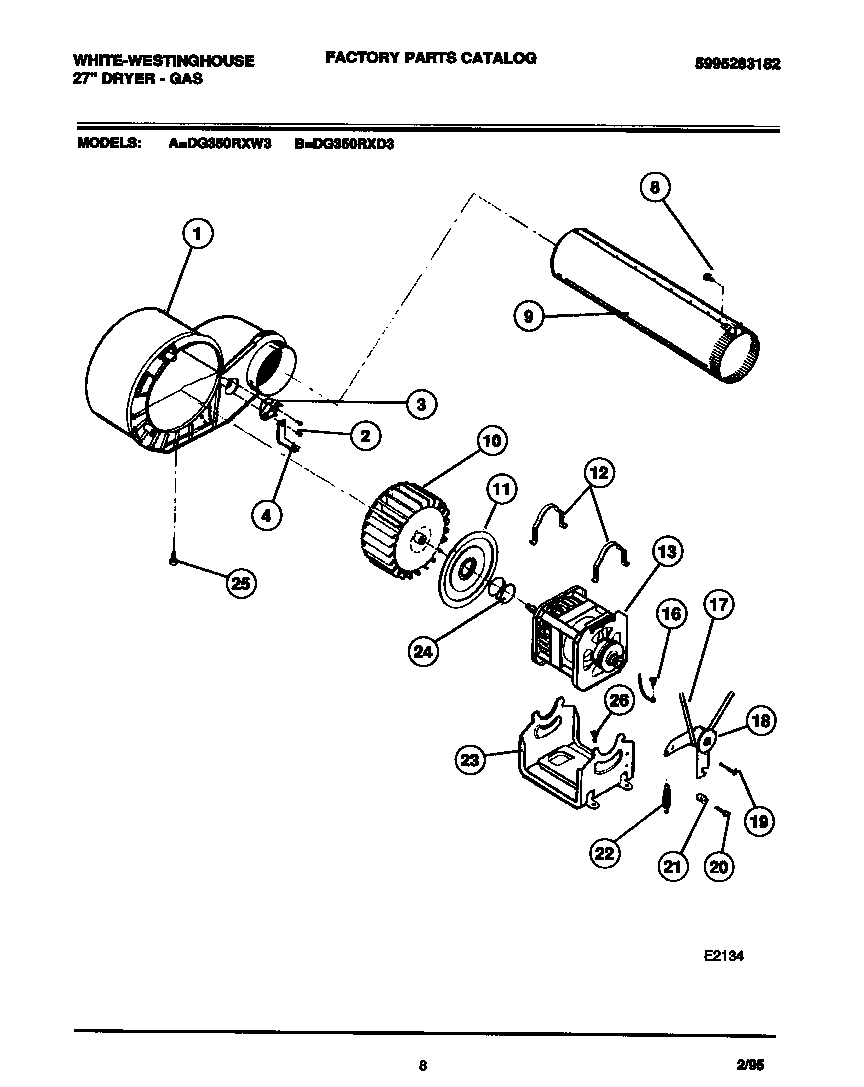 05 - MOTOR, FAN HOUSING, EXHAUST DUCT
