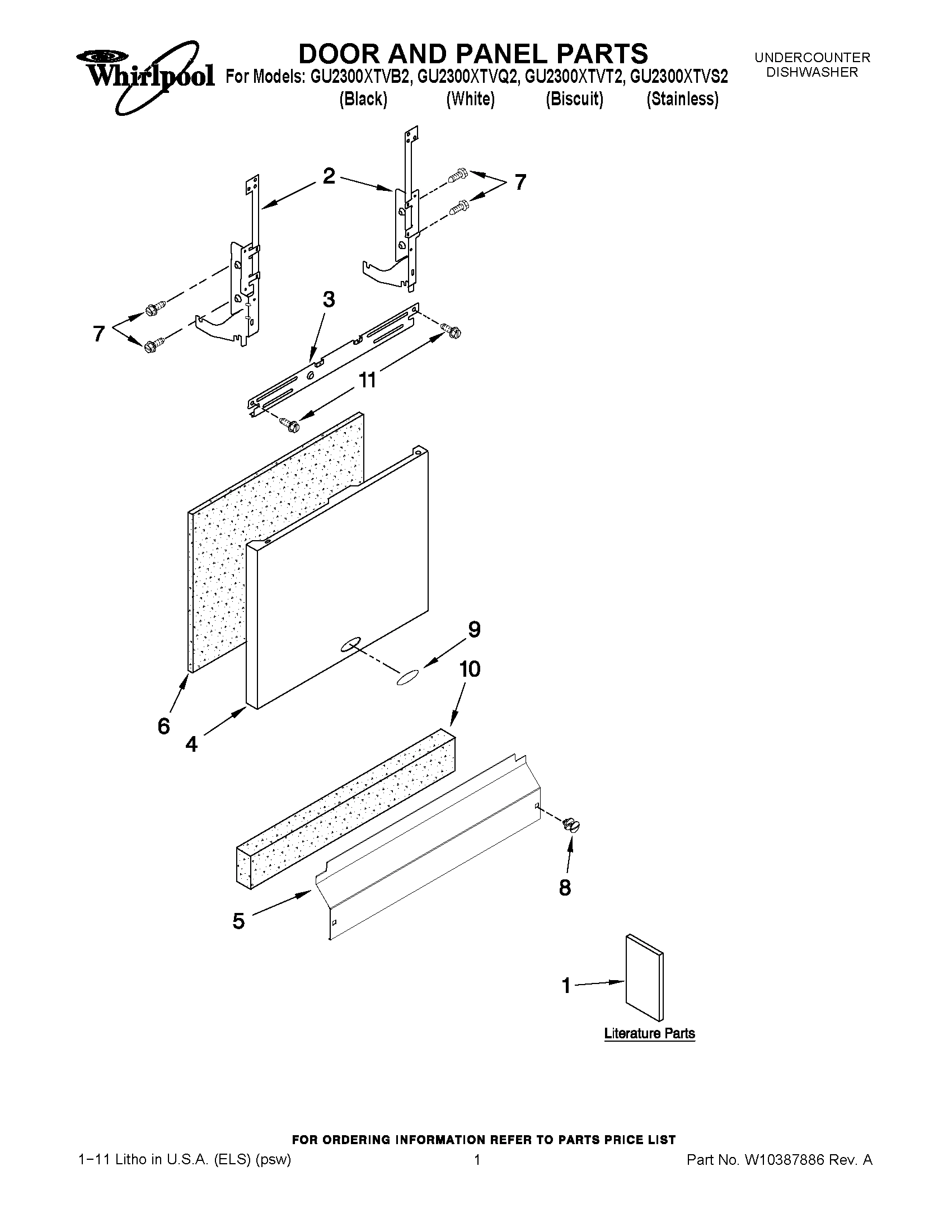 01 - DOOR AND PANEL PARTS
