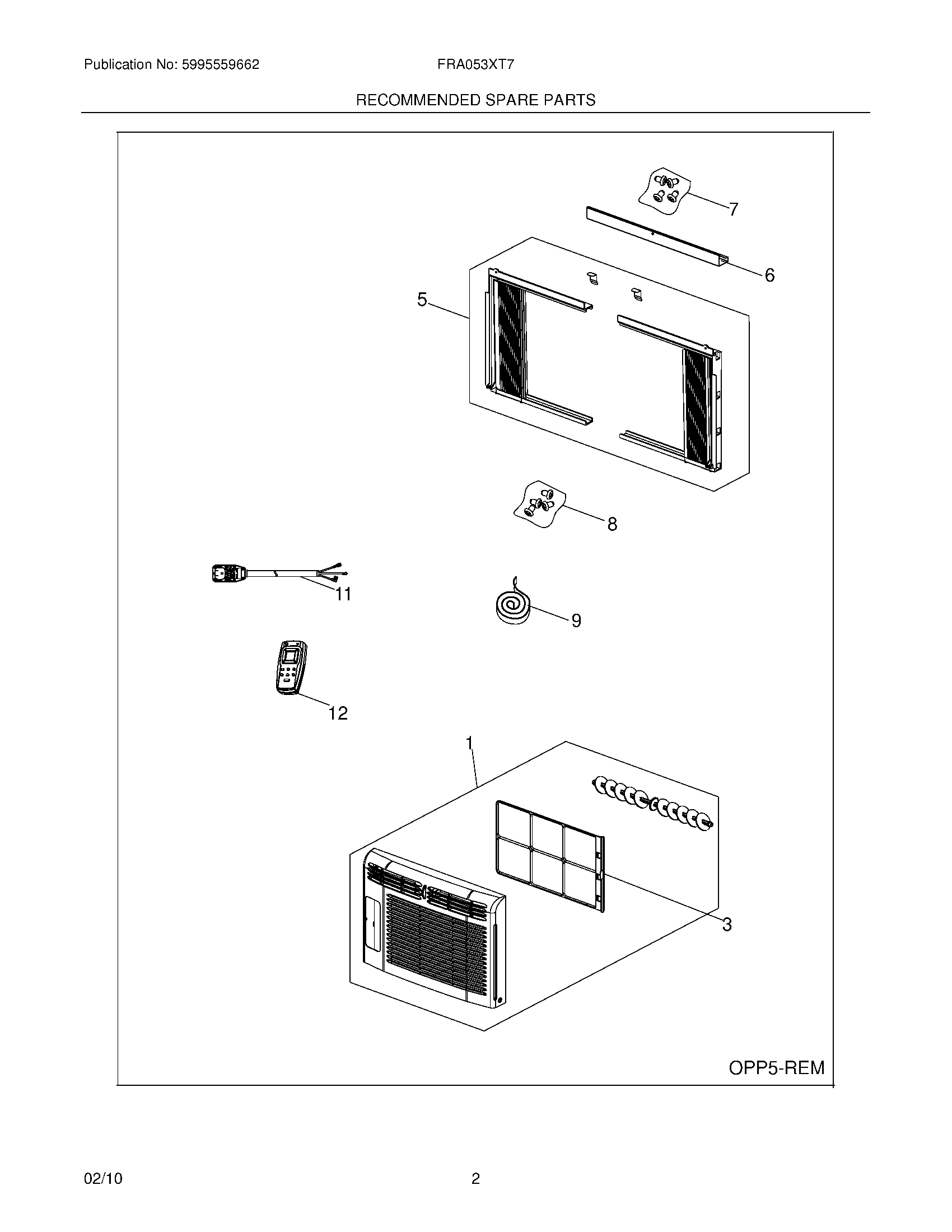 03 - RECOMMENDED SPARE PARTS