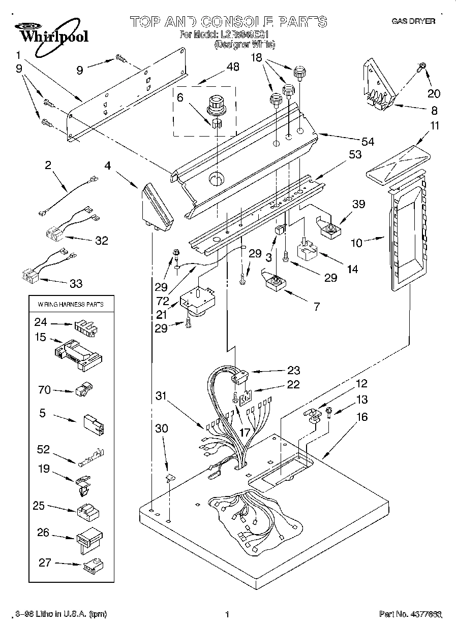 01 - TOP AND CONSOLE, LIT/OPTIONAL