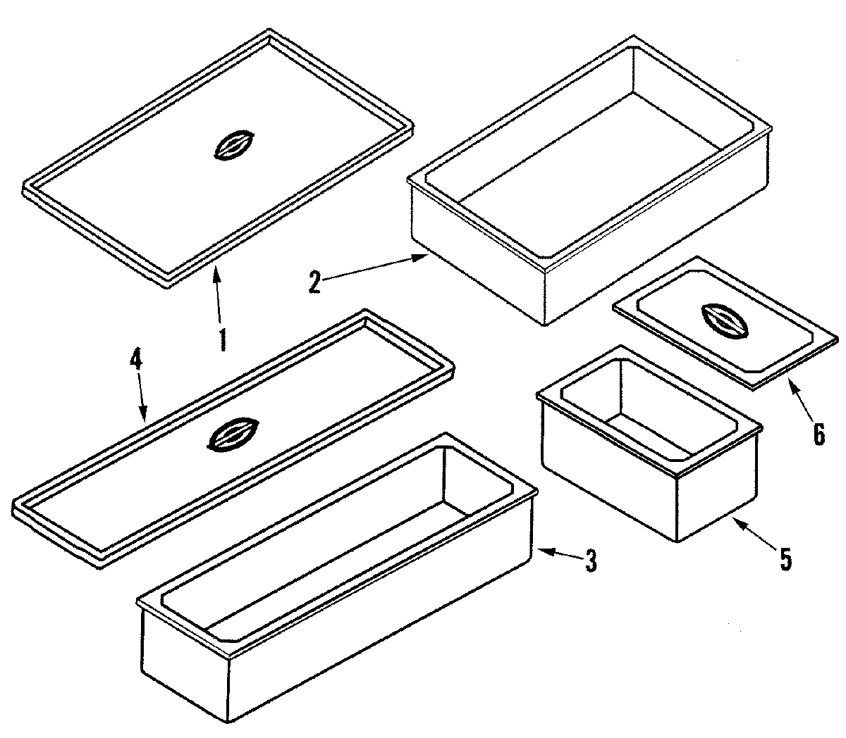 01 - DRAWER PANS (ACCESSORY ONLY)