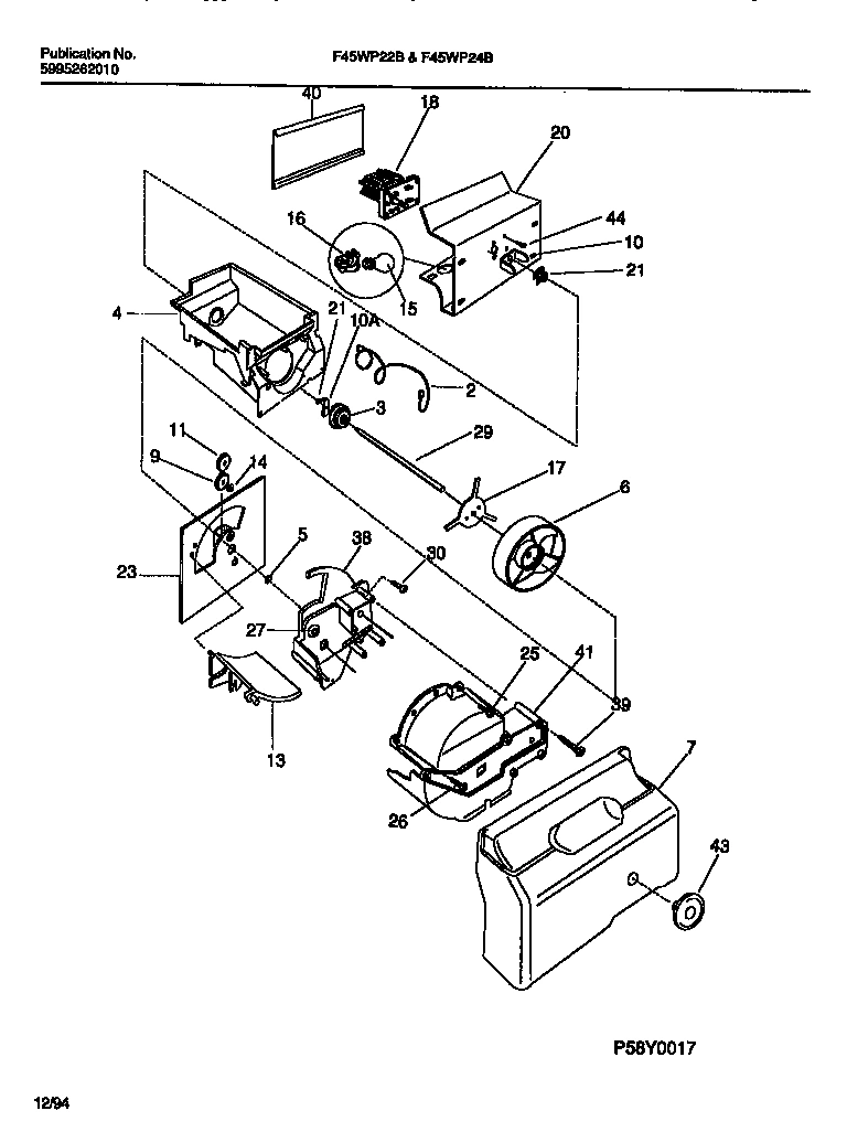 12 - INTERIOR FREEZER COMPARTMENT